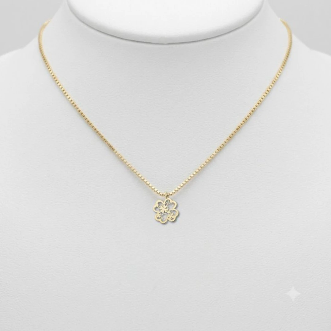 Necklace with pendant - 18 kt. Yellow gold - Necklace and Pendant 3g