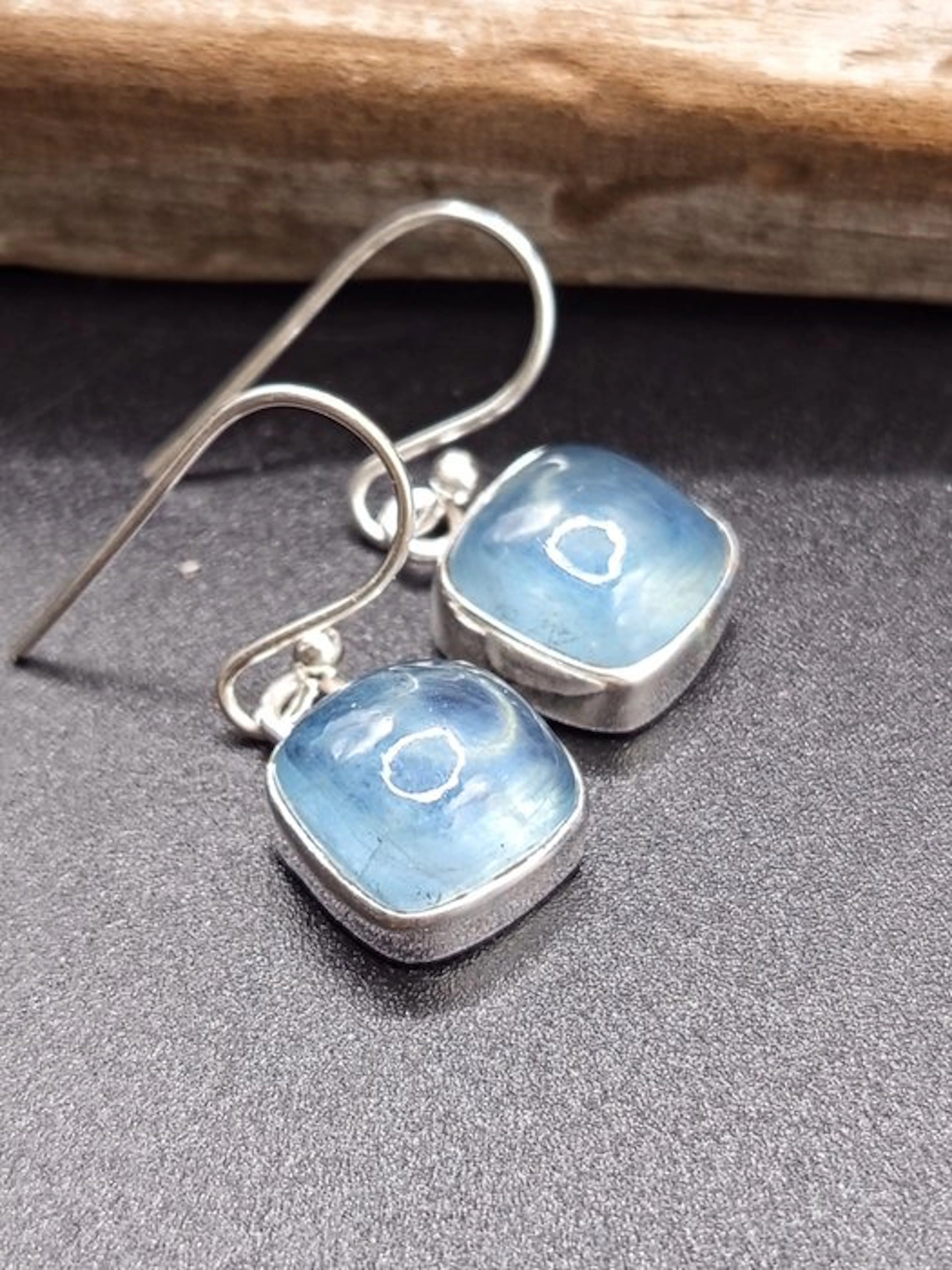 Unique Piece - Pair of 925 Silver Earrings with...
