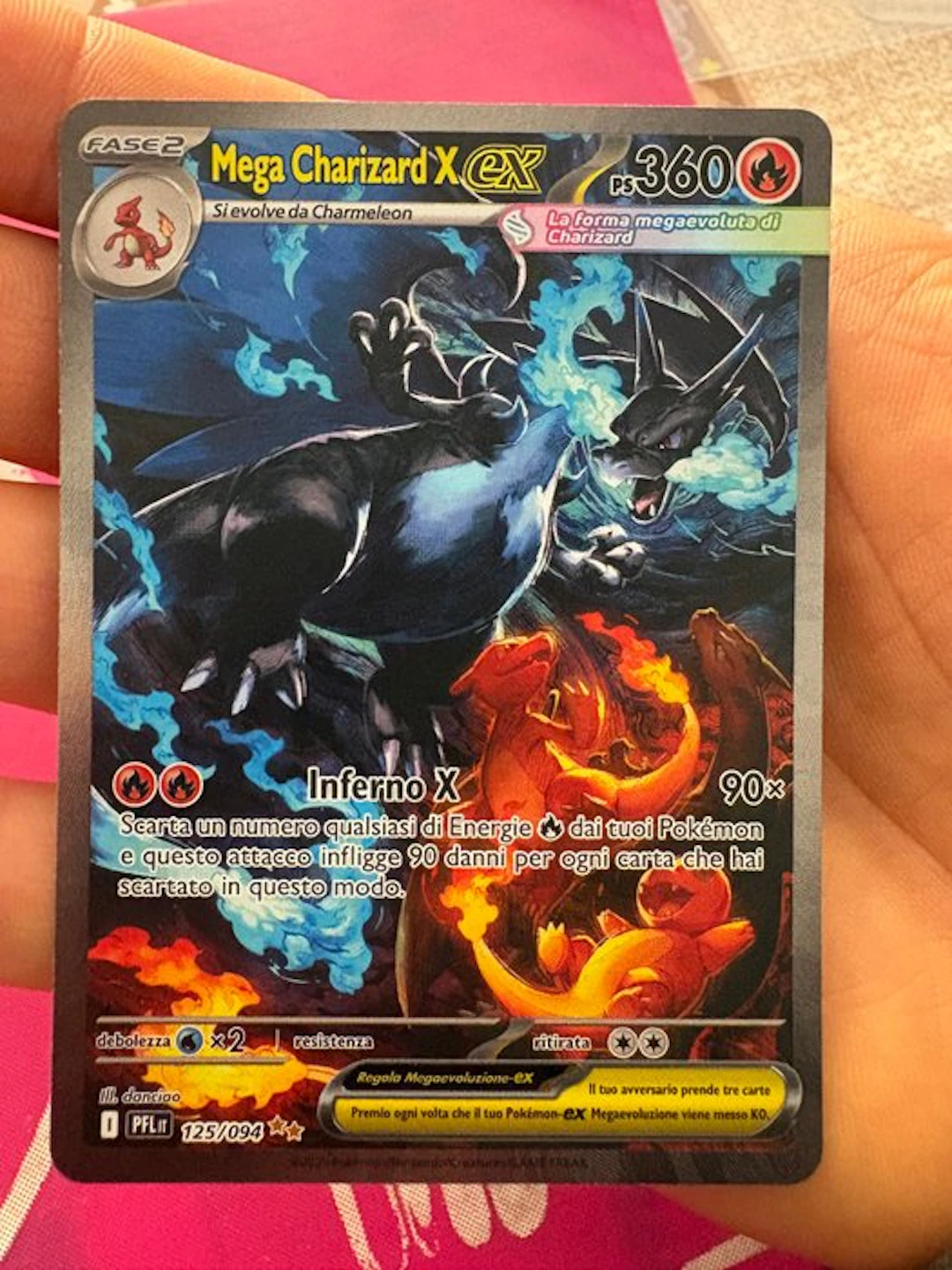 Pokémon - 1 Card - Charizard 125 Alternate art - Mega Evolution
