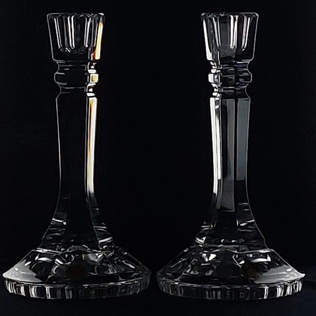 RCR Royal Crystal Rock - Candleholder (2) - Crystal - Cristalleria Italia