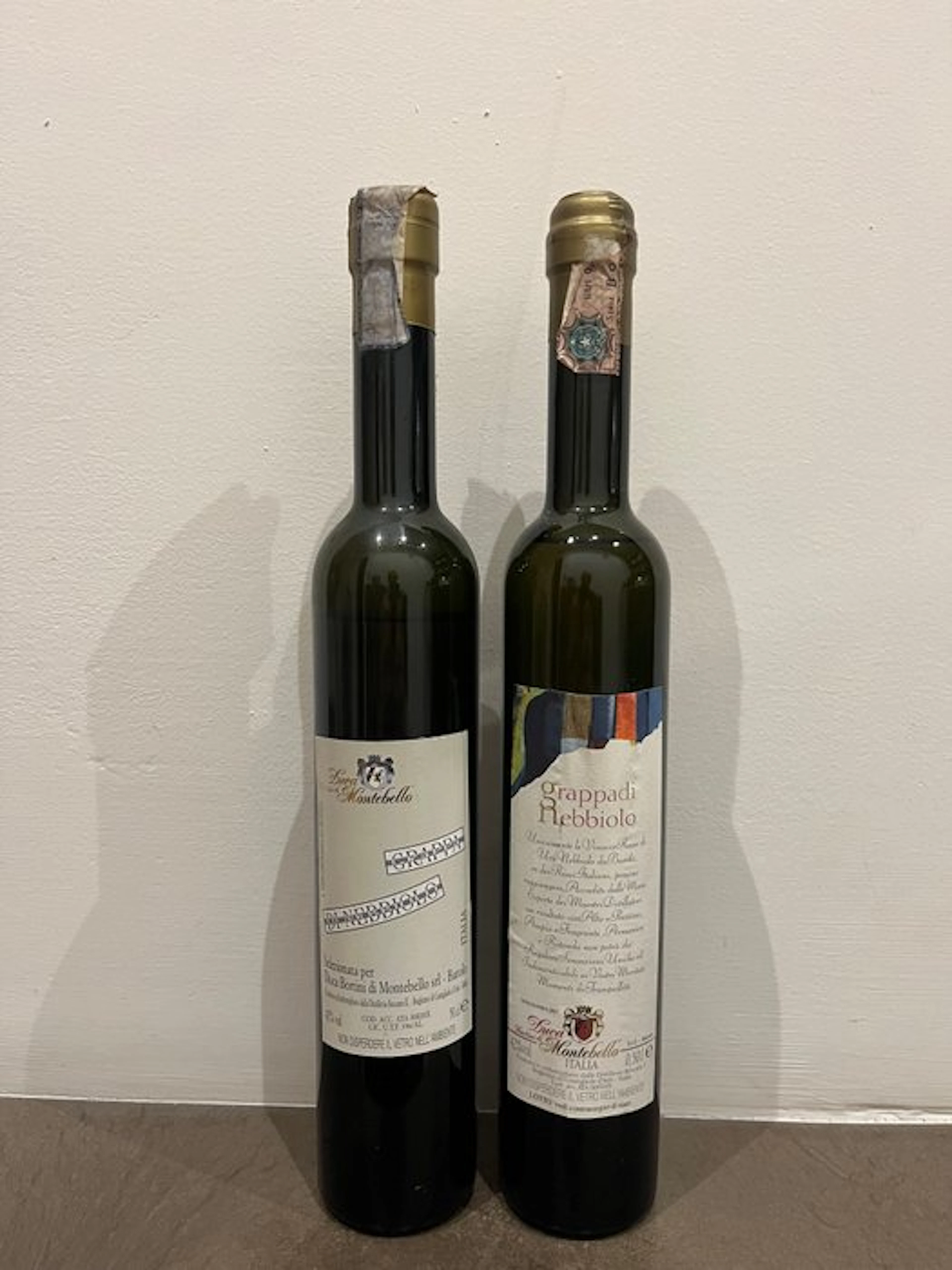 Duca Bortini di Montebello - Grappa di Nebbiolo - b. 1990s - 50cl - 2 bottles