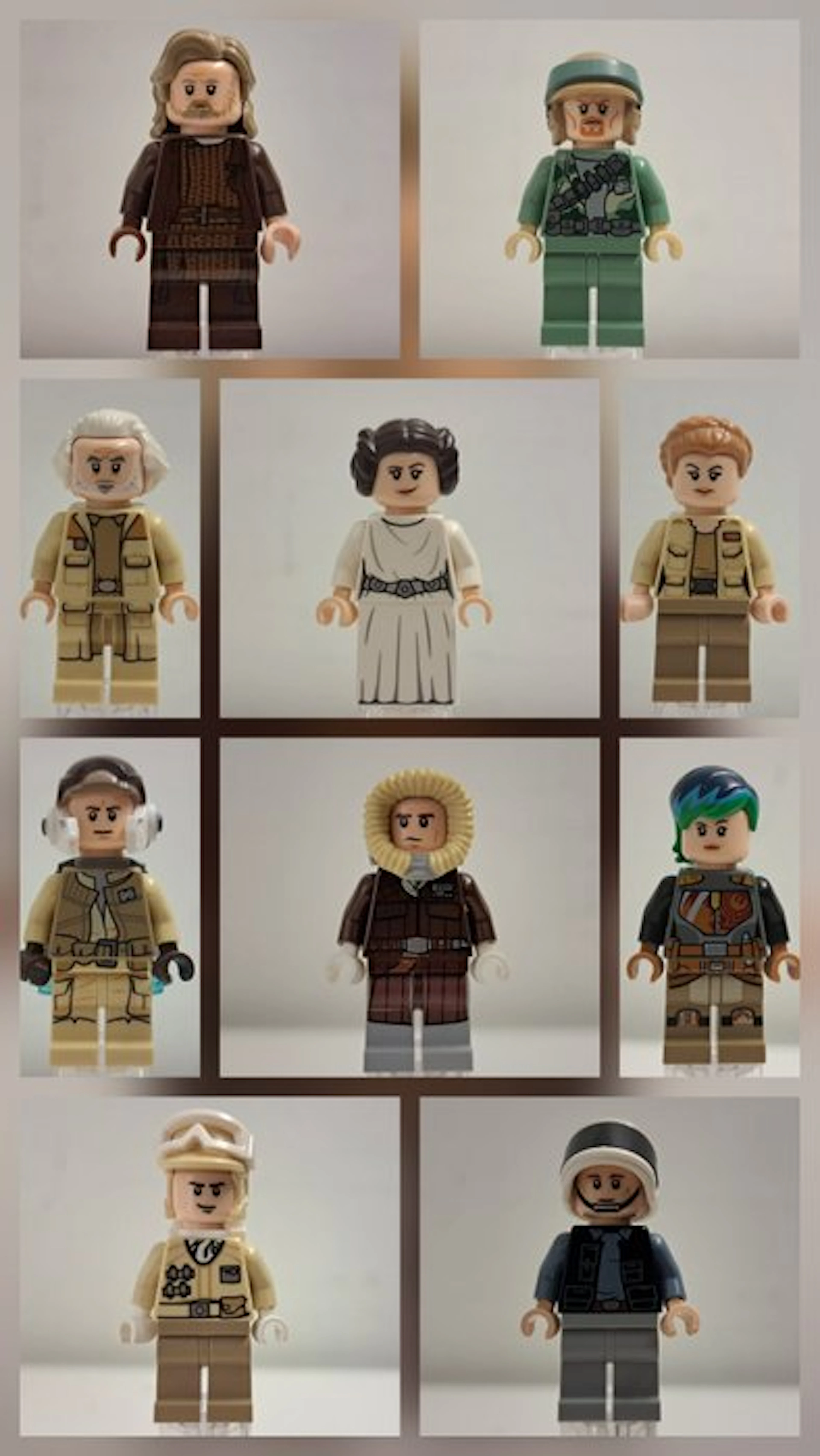 LEGO Minifigure - Star Wars - 10x Rebel