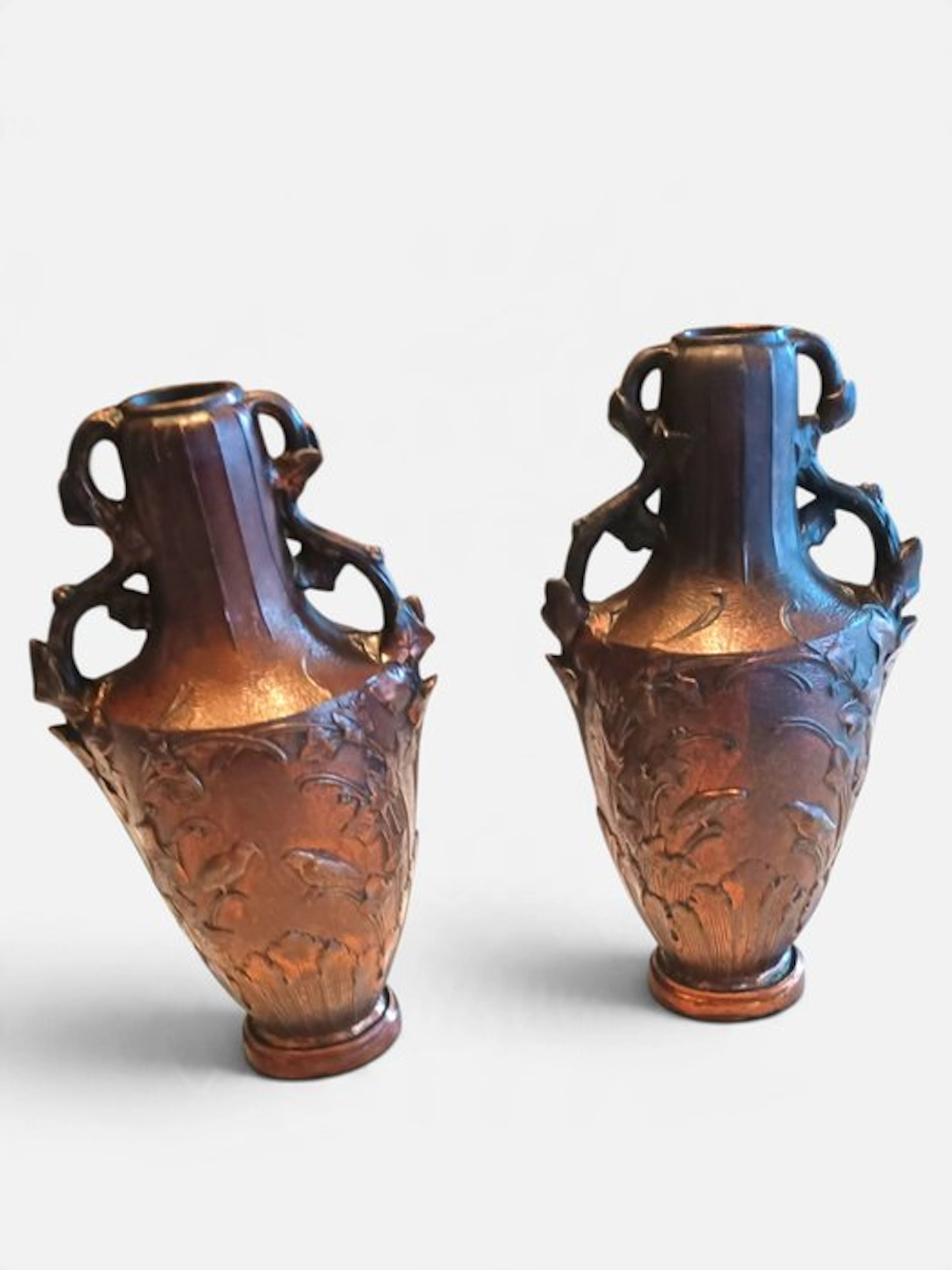 Fireplace accessory (2) - Spelter