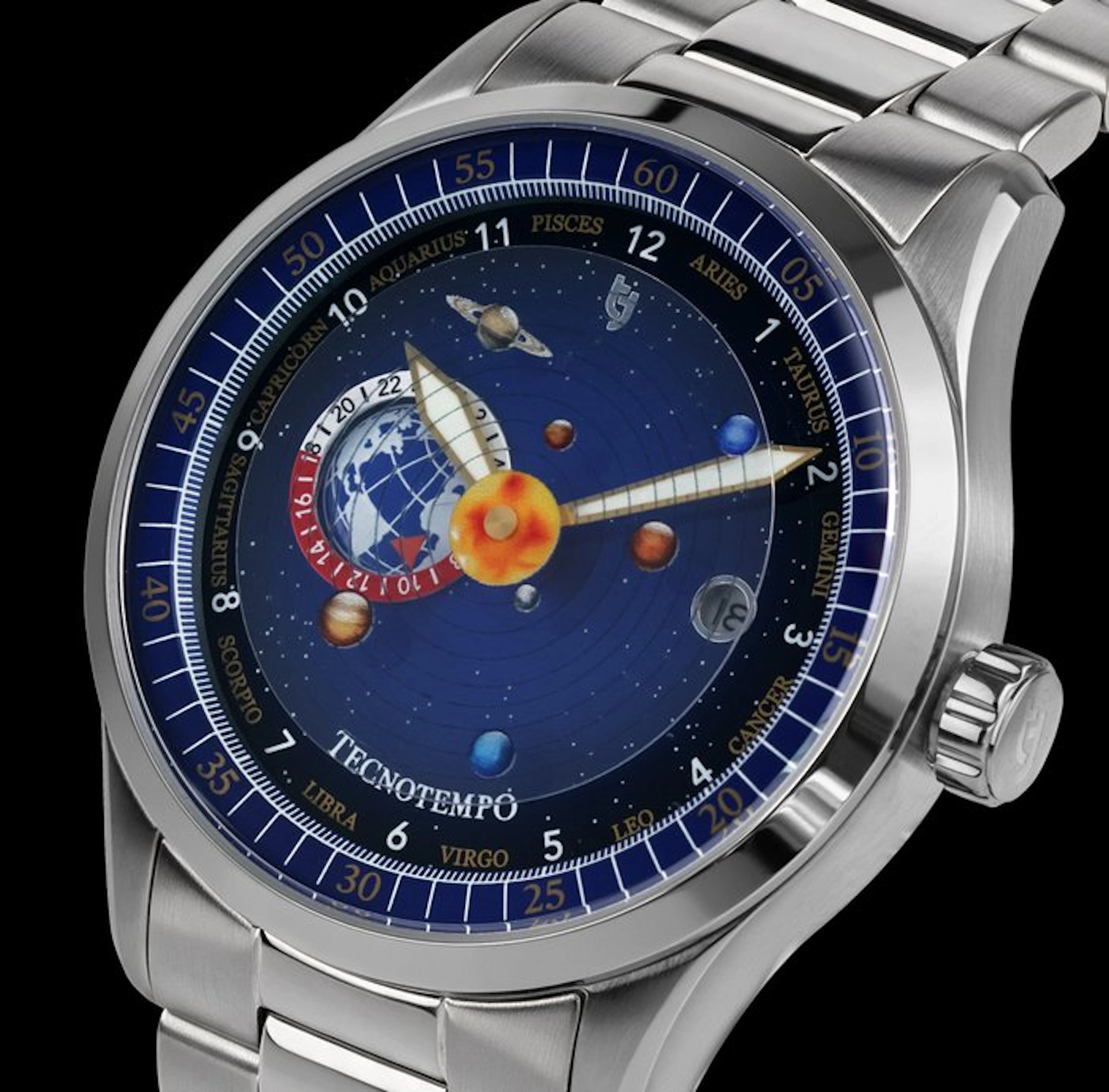 Tecnotempo - Automatic "Dynamic Solar System" - Designed...