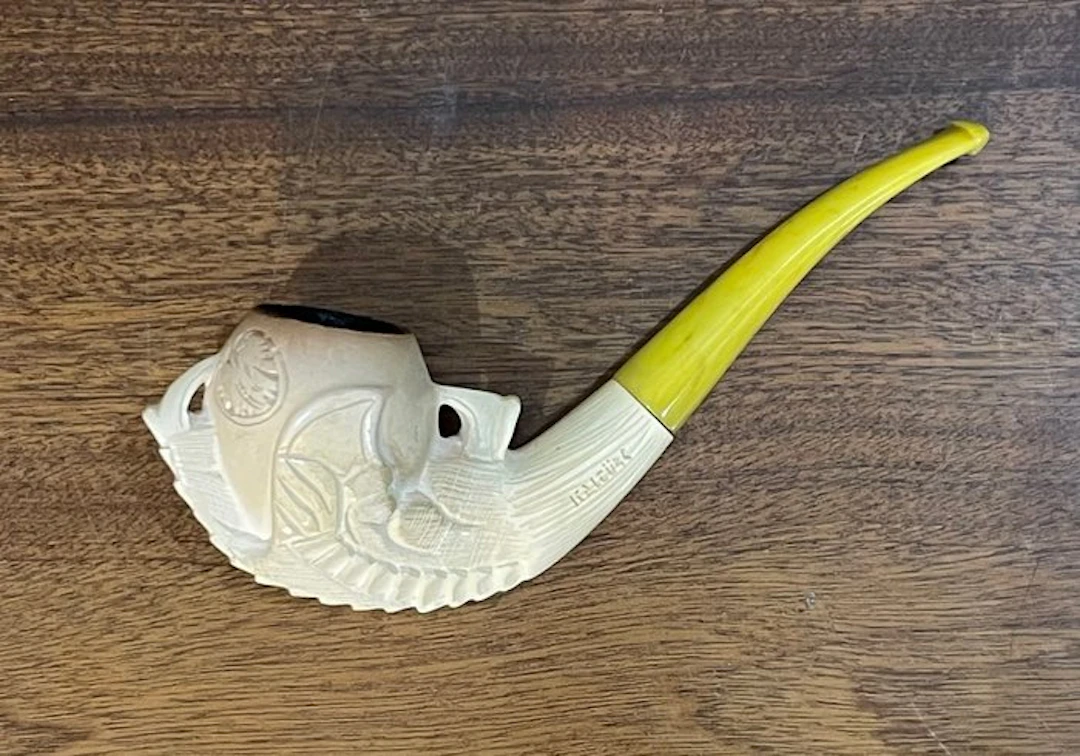 Kalecuk - Schiuma di mare - Pipe - Sea foam and amber