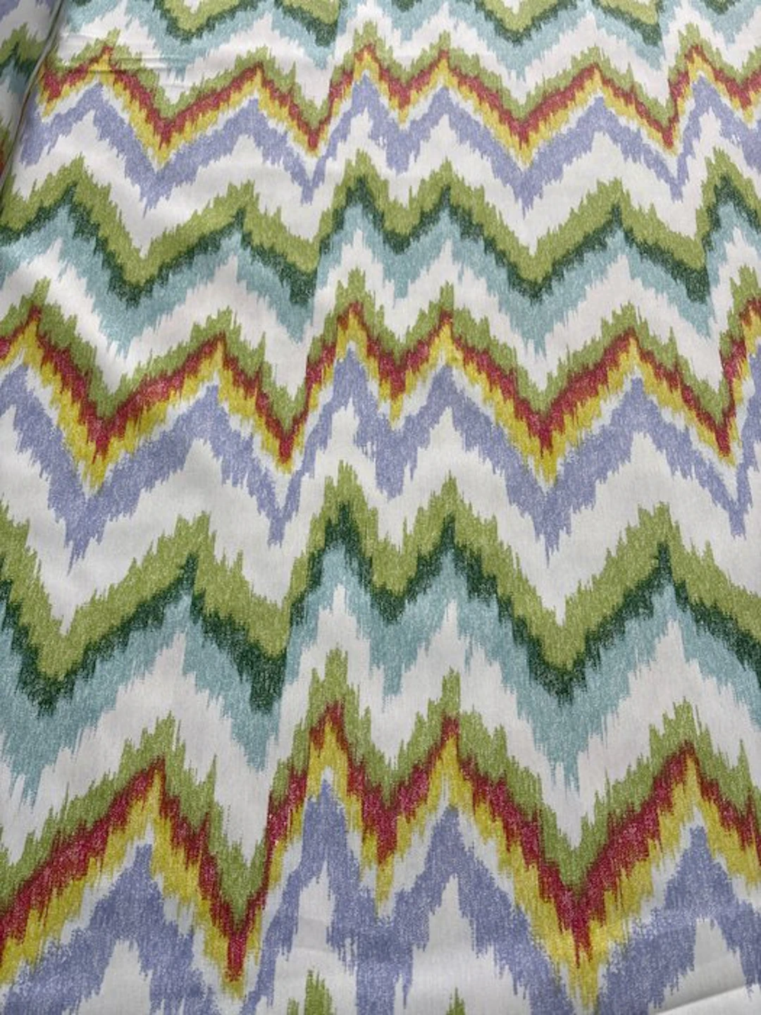 Cotton Rasatello Digital Print Exclusive Design ZIG ZAG M...