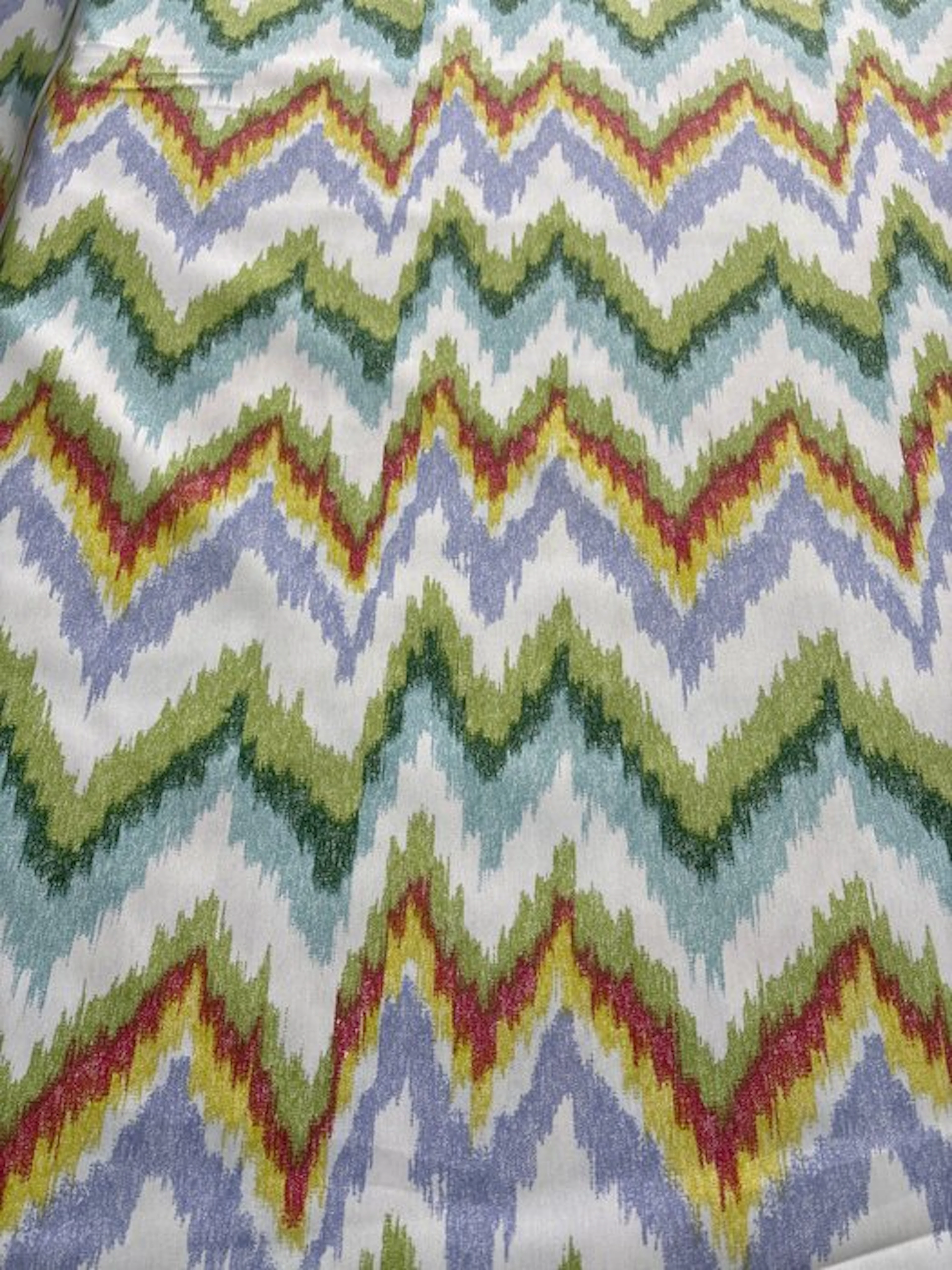 Cotton Rasatello Digital Print Exclusive Design ZIG ZAG M...