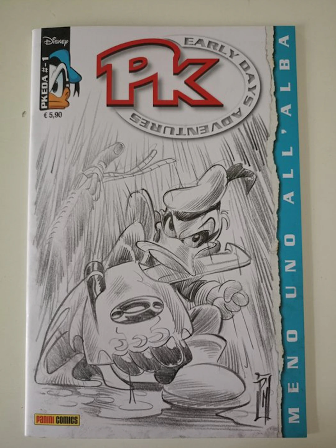 Paolo Mottura - 1 Comics + Original drawing - PK Early...