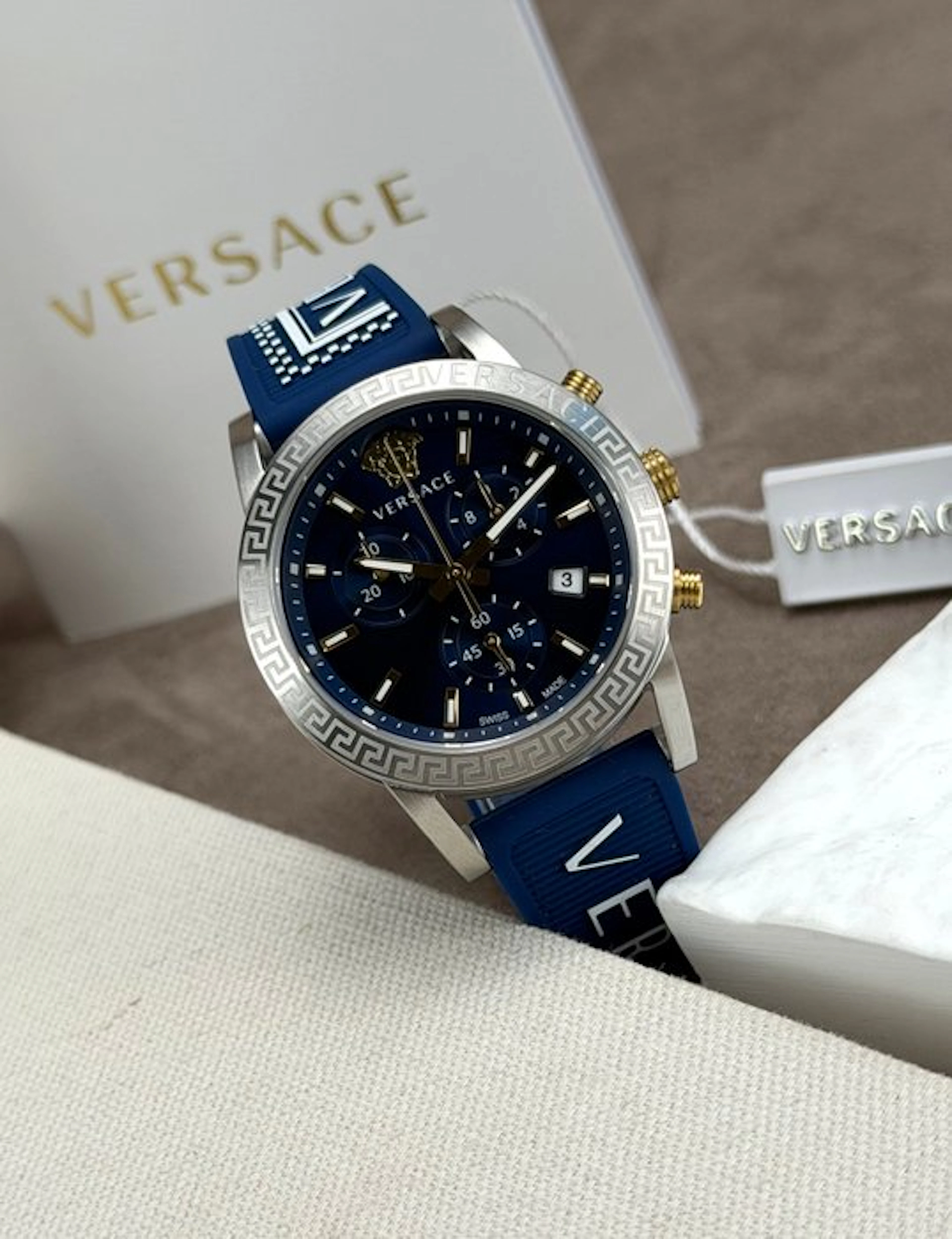 Versace - Sport Tech Chronograph Date Blue - VEKB002 22 - Unisex - 2020-2025