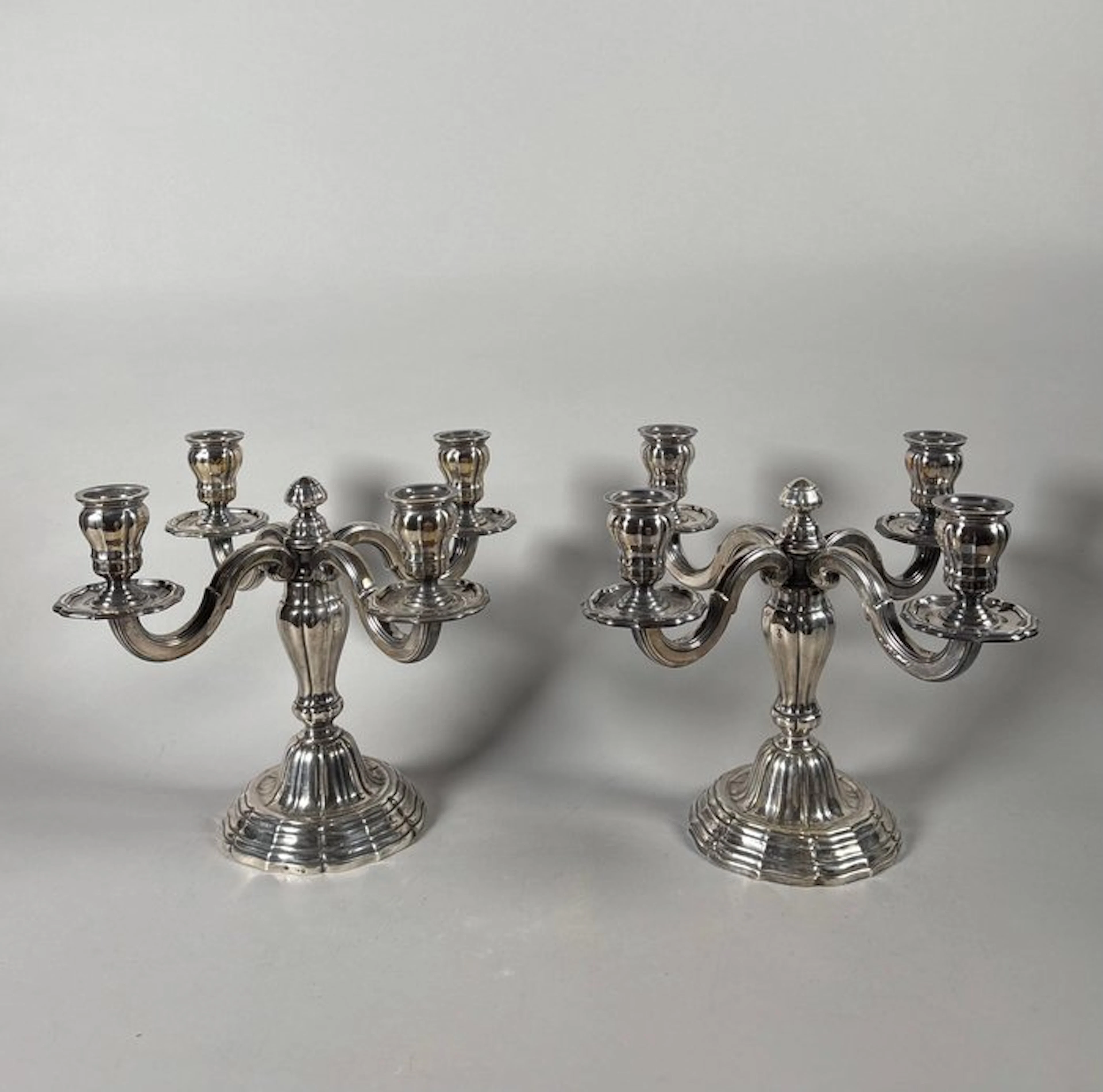 Taperstick - Silver - Style Louis XVI