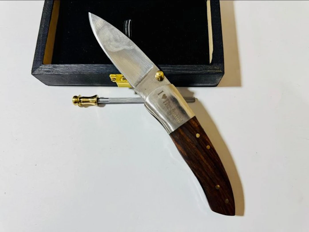 Hekito - Pocketknife Arts & Crafts style - Uniqe Folding knife FK 02