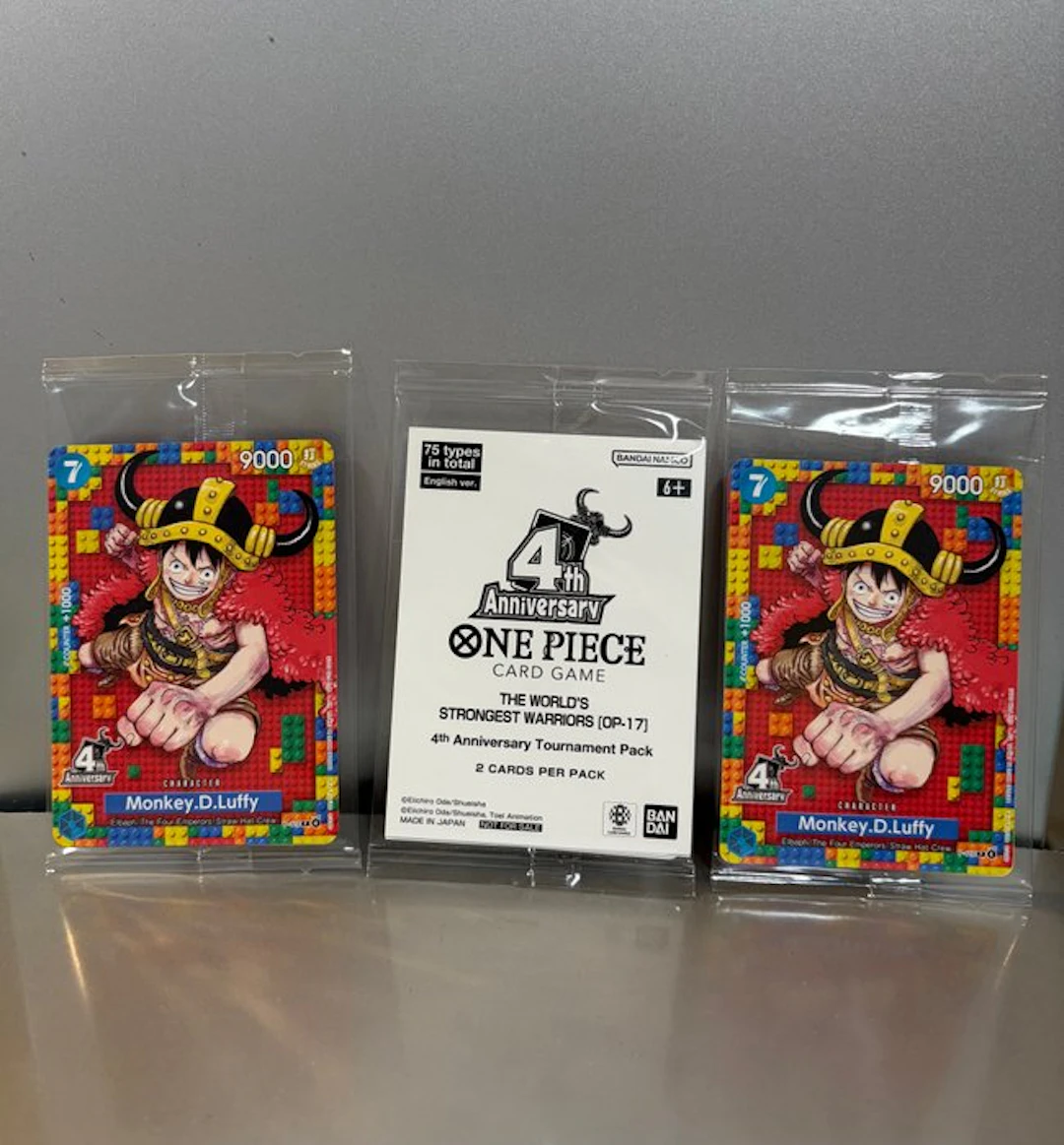 Bandai - 3 Booster pack - One Piece - Monkey D. Luffy