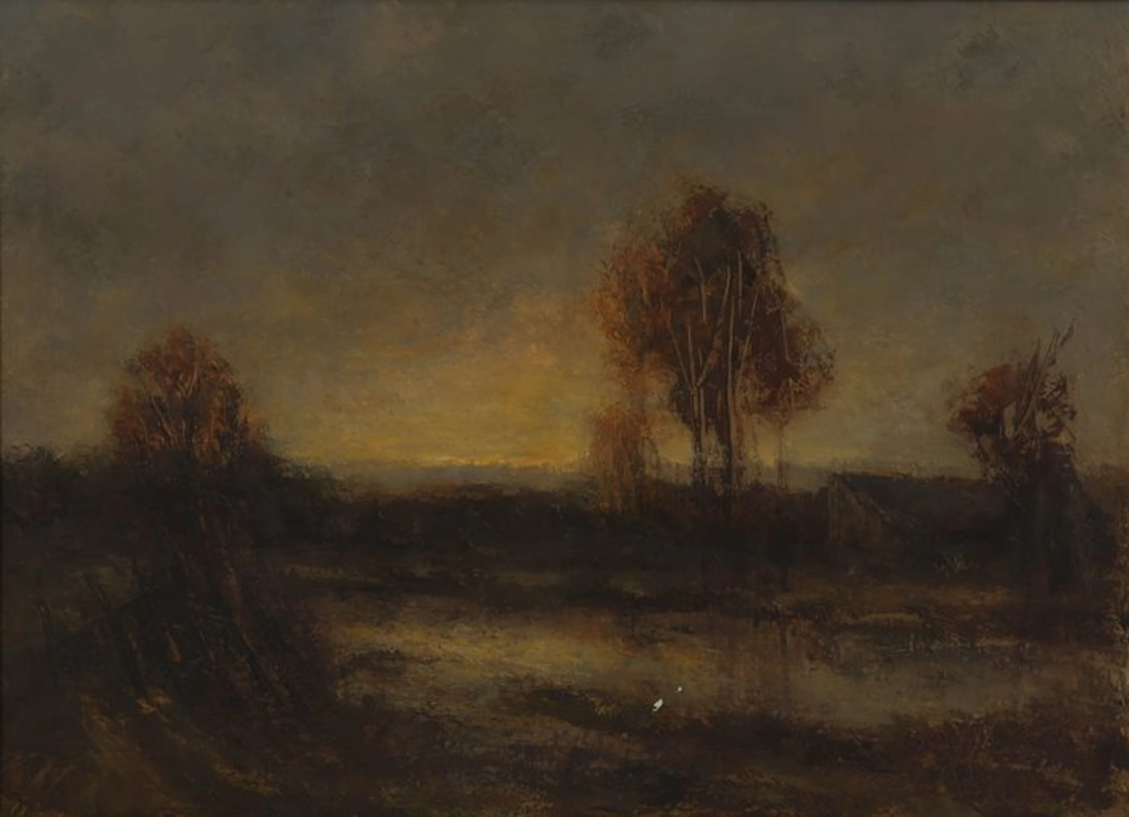 Henk Bies (1928-2006) - Herfstlandschap