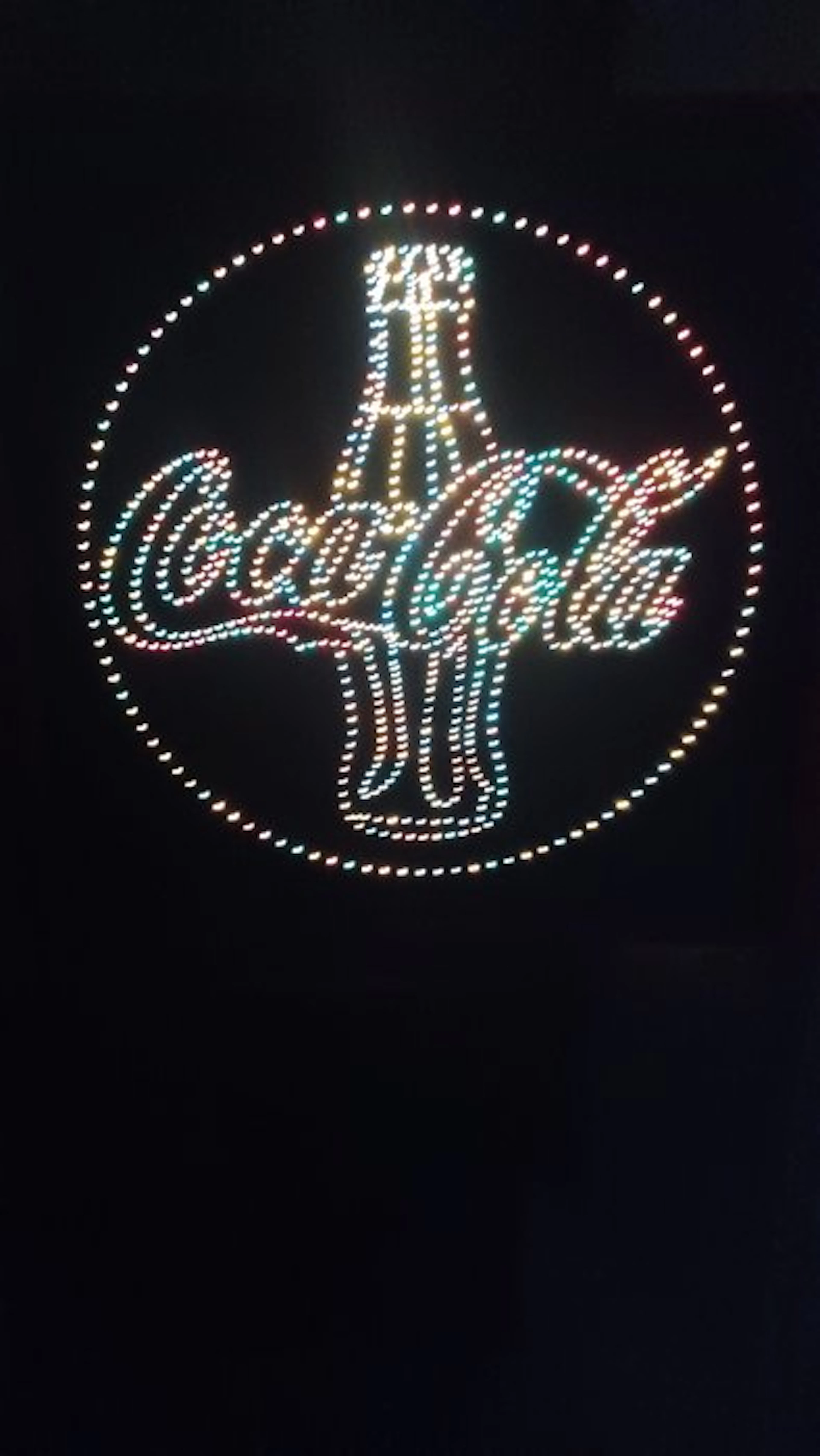 Coca-Cola - Coca-Cola illuminated lightbox - Lightbox - retro - HARD PLASTIC