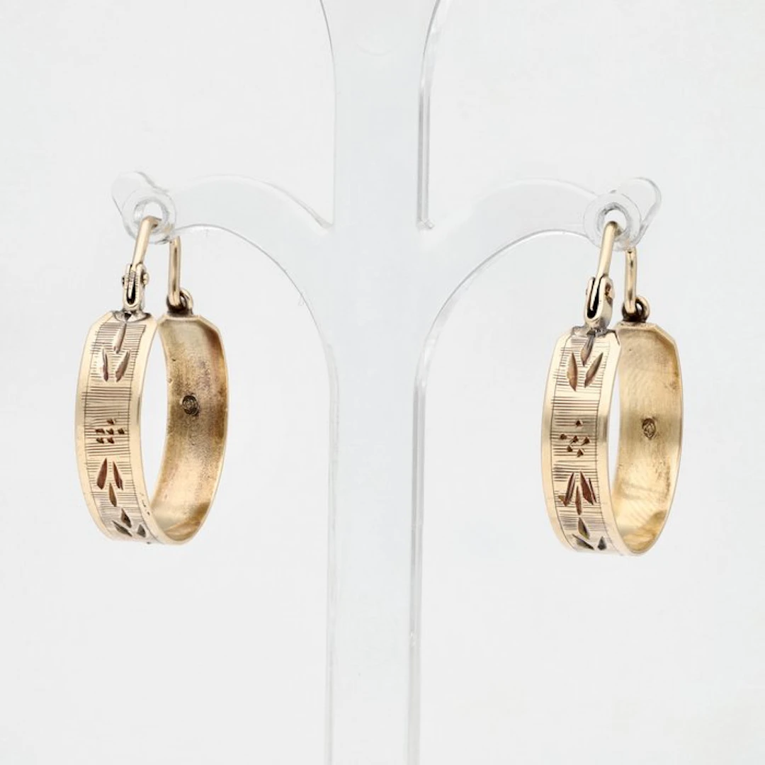 Earrings - 14 kt. Yellow gold