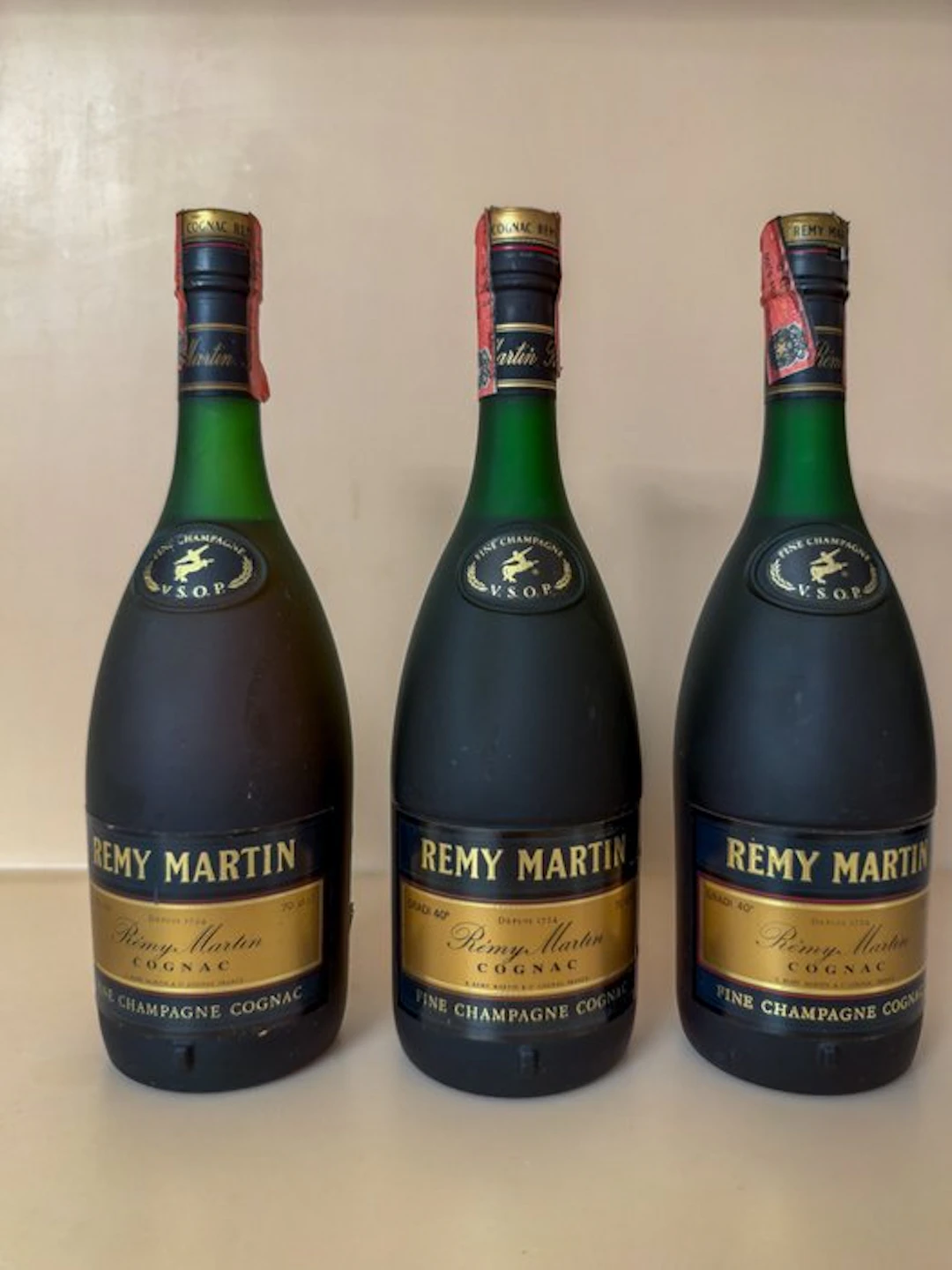 Rémy Martin - VSOP - b. 1980s - 70cl - 3 bottles