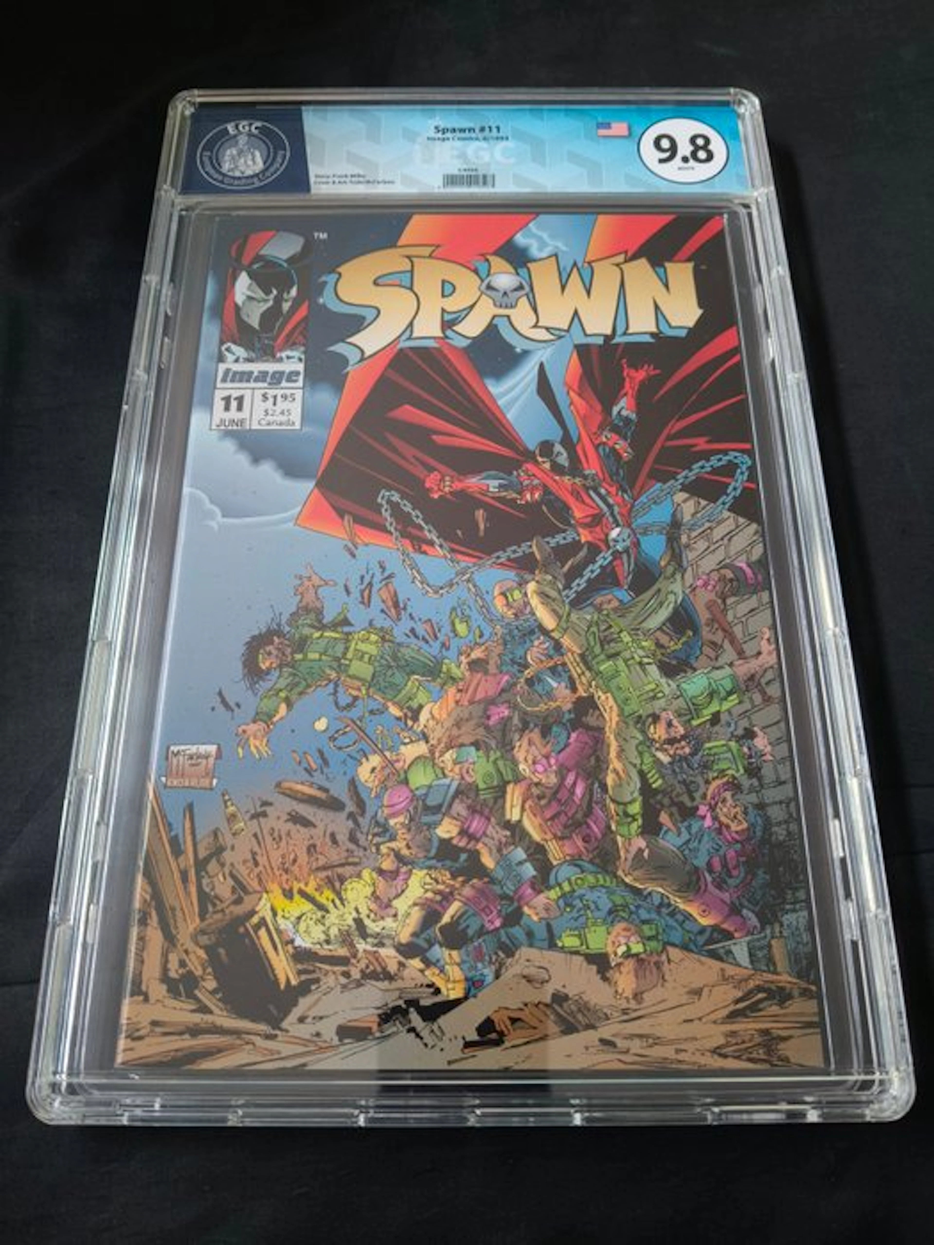 Spawn #11 - EGC 9.8 - 1 Graded comic - First edition - 1993