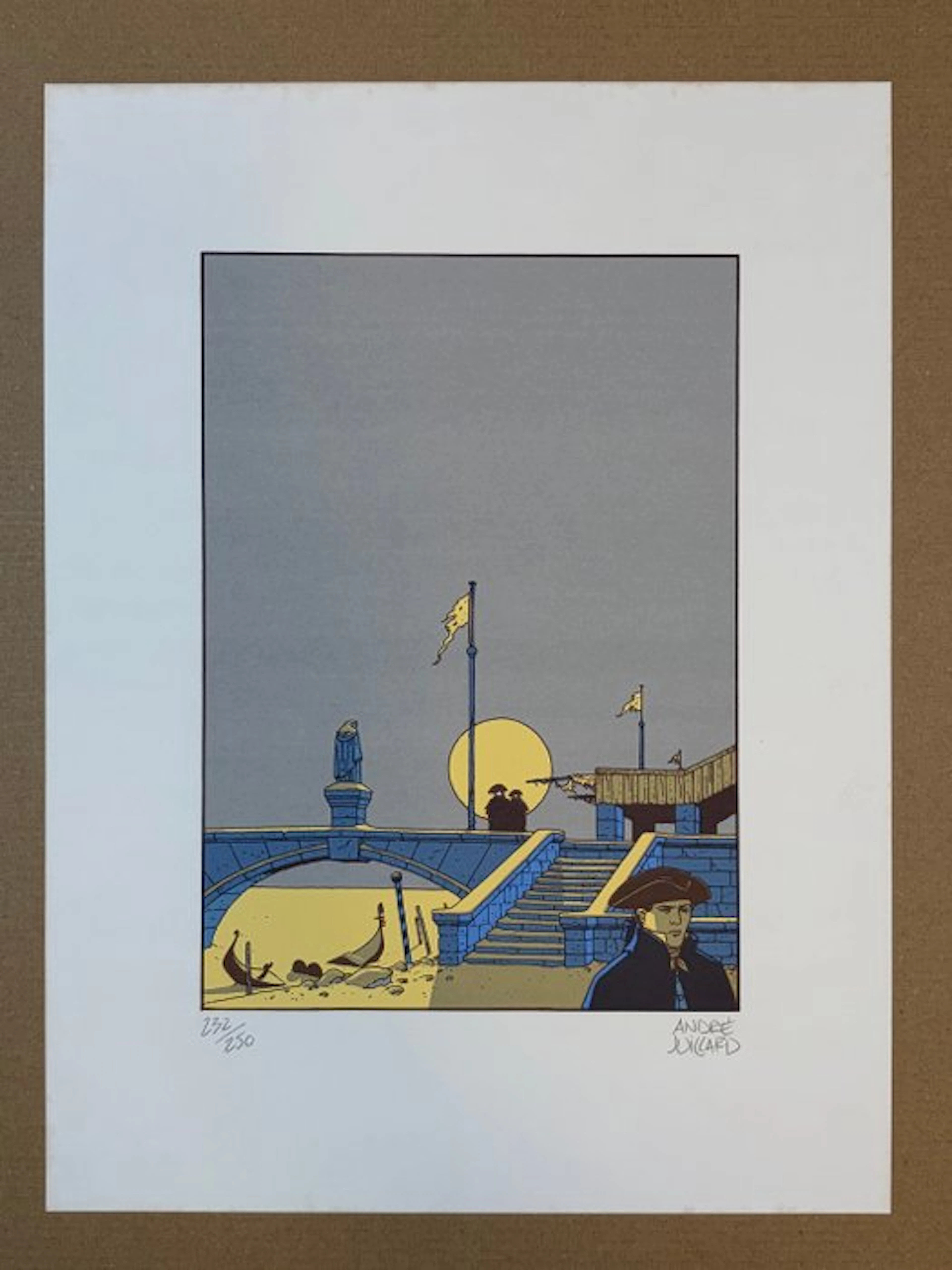 André Juillard - 1 Silkscreen - Venise