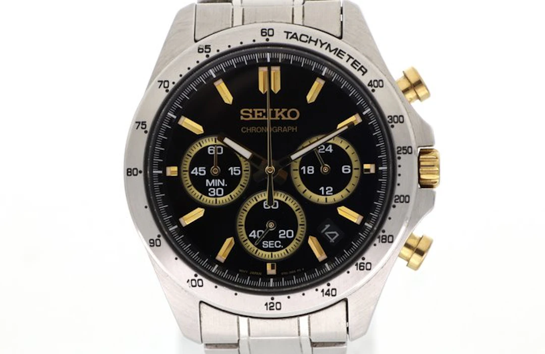 Seiko - Seiko Selection Spirit Chronograph "Black/Gold...