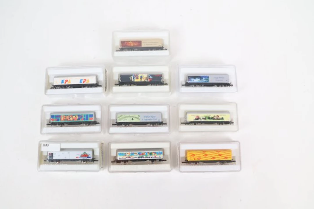Märklin Z - Model train freight carriage (10)...