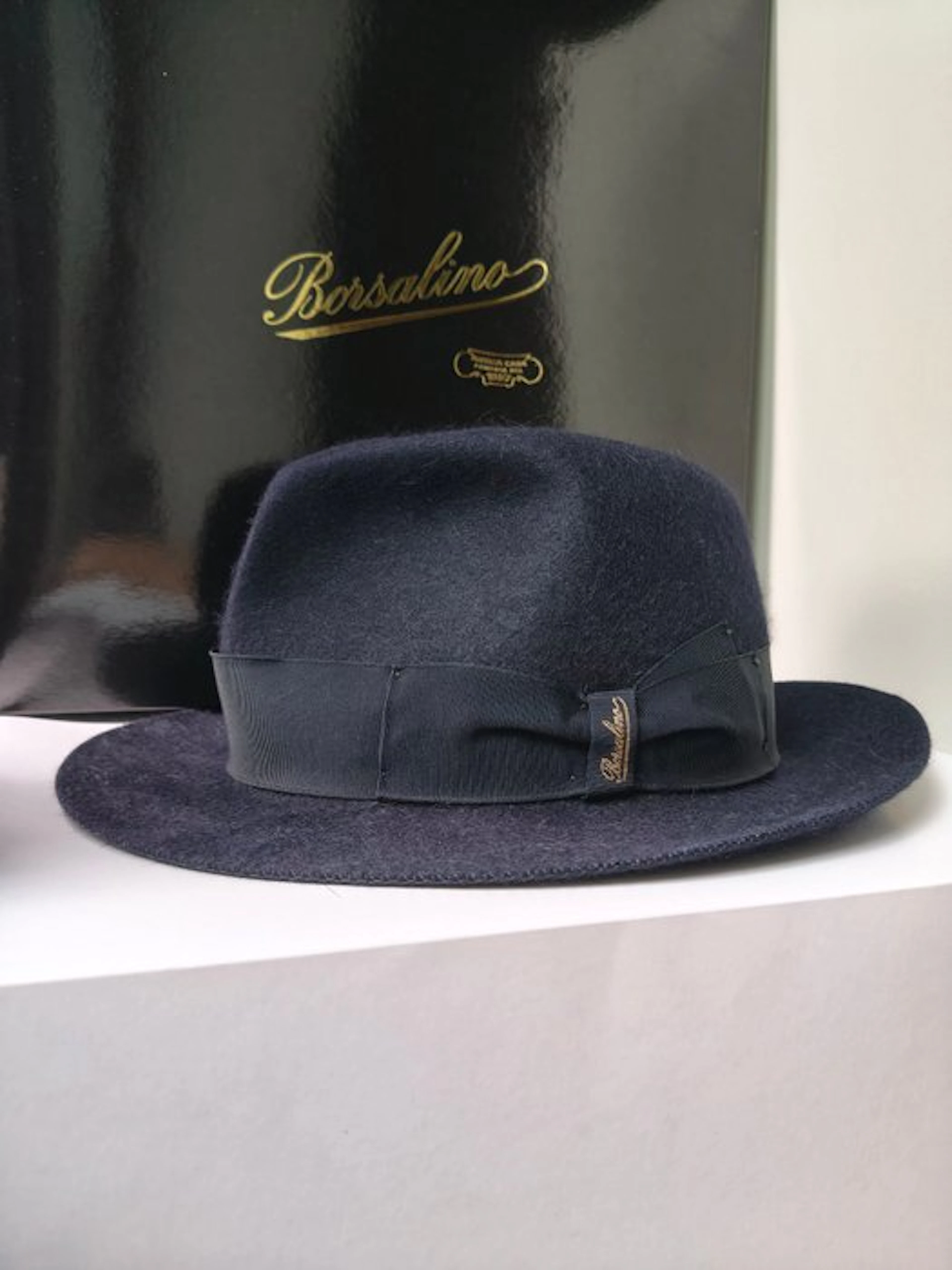 Borsalino - Hat (1) - Rabbit, Leather