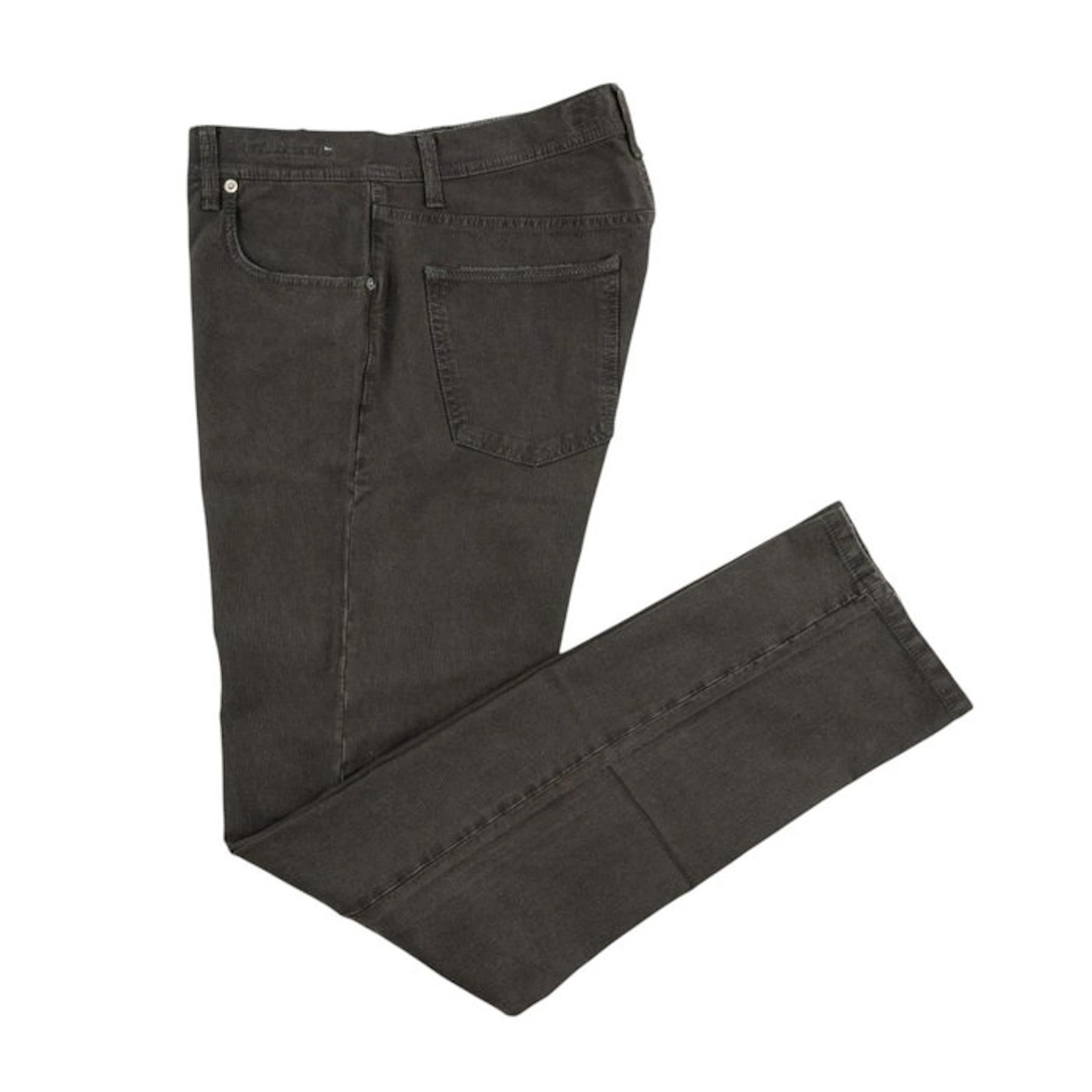 LUIGI BORRELLI NAPOLI - 49 IT - Dark Brown Denim Jeans...
