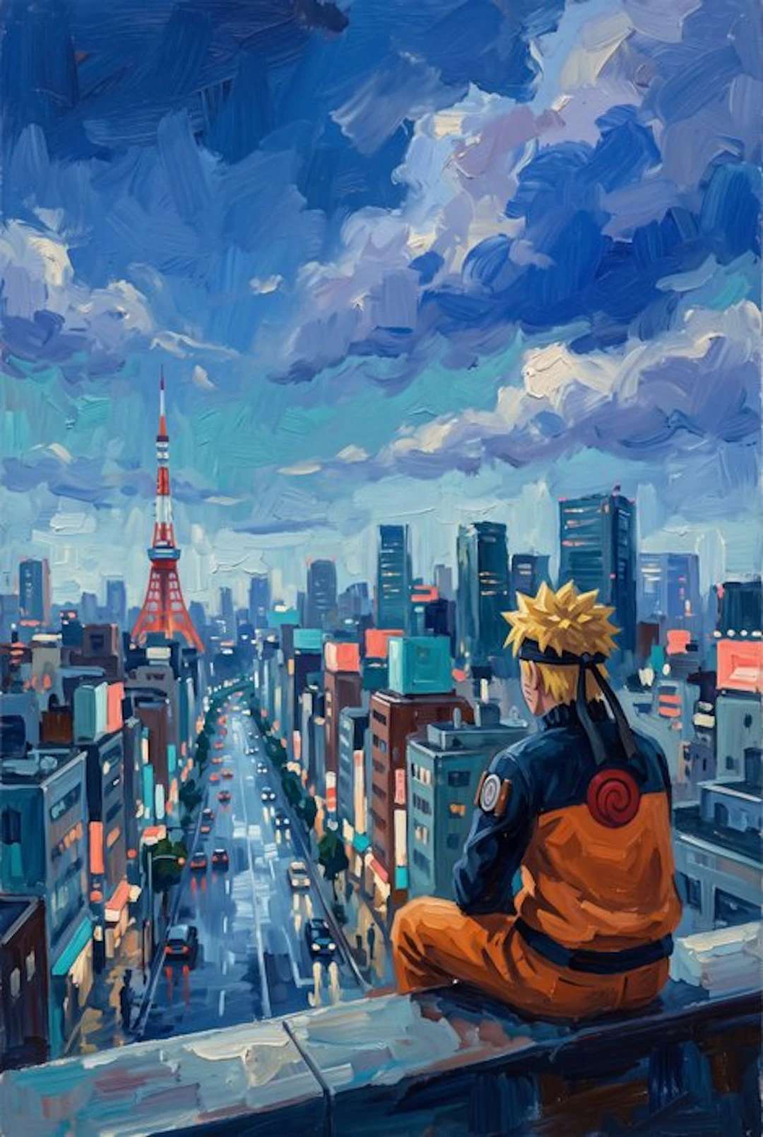 MEDSAN - Naruto over Tokyo (東京を見下ろすナルト) - UNIQUE WORK