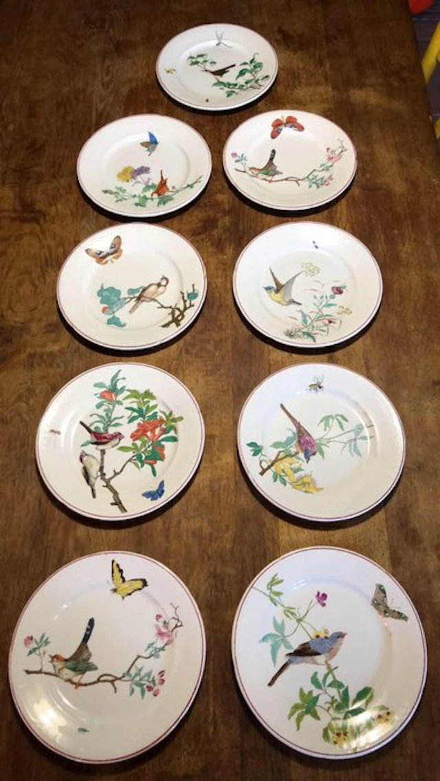 Jules Vieillard Bordeaux - Plate (9) - Porcelain - Jules Vieillard