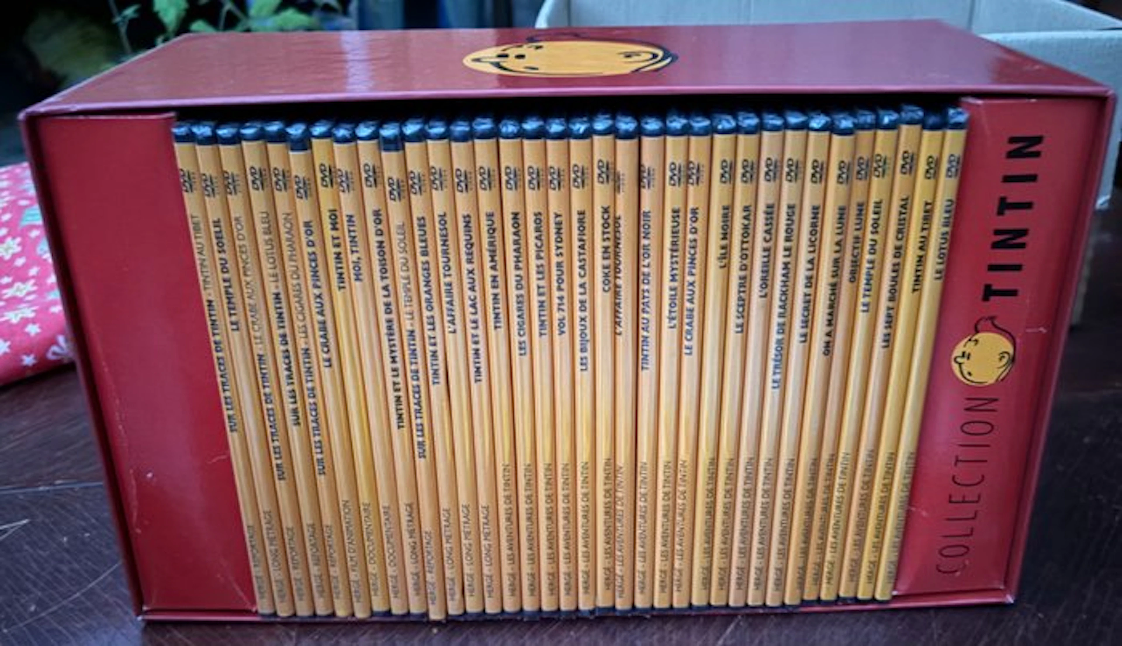 collection Tintin Complète - 34 DVD + booklets - Hachette & Moulinsart - 2010