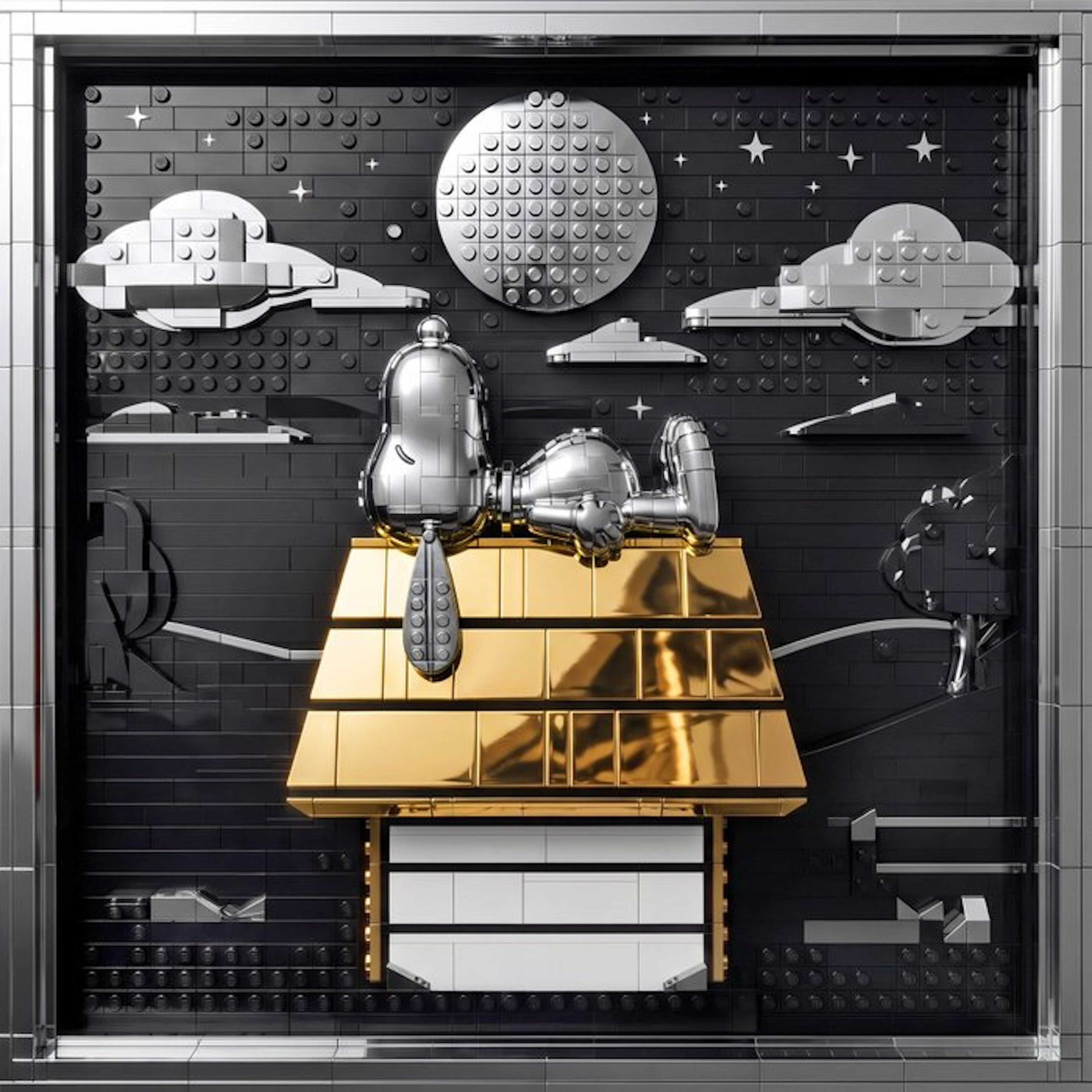 Artxlife - Lego Snoopy's Chrome Goodnight