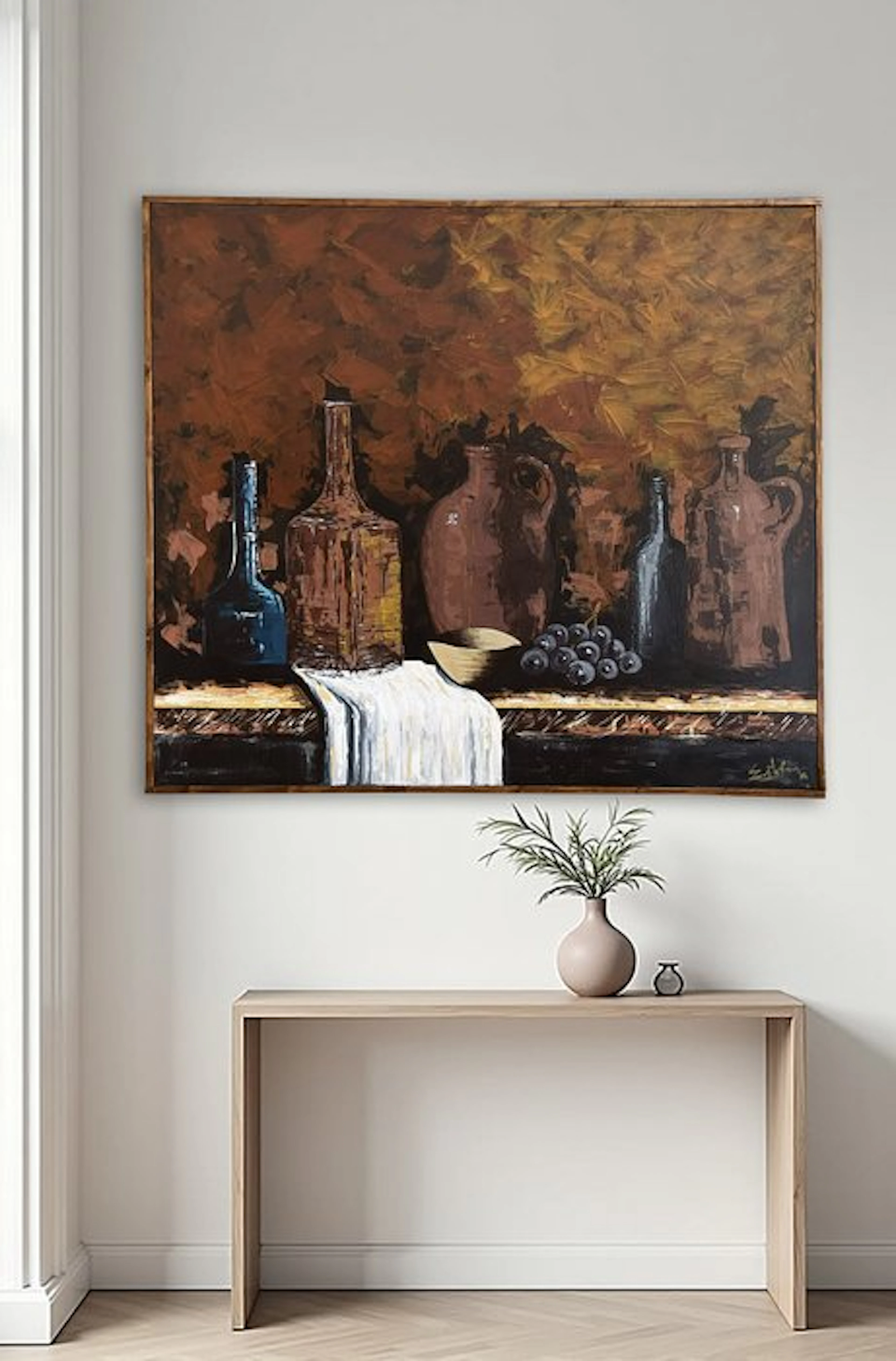 E.Stefano - Abstract still life-Acrylic on canvas