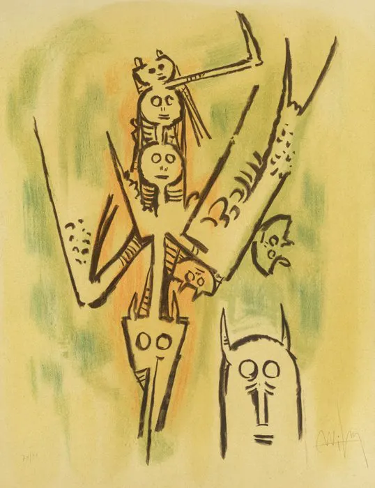 Wifredo Lam (1902-1982) - Laissez-moi l’Enjamber
