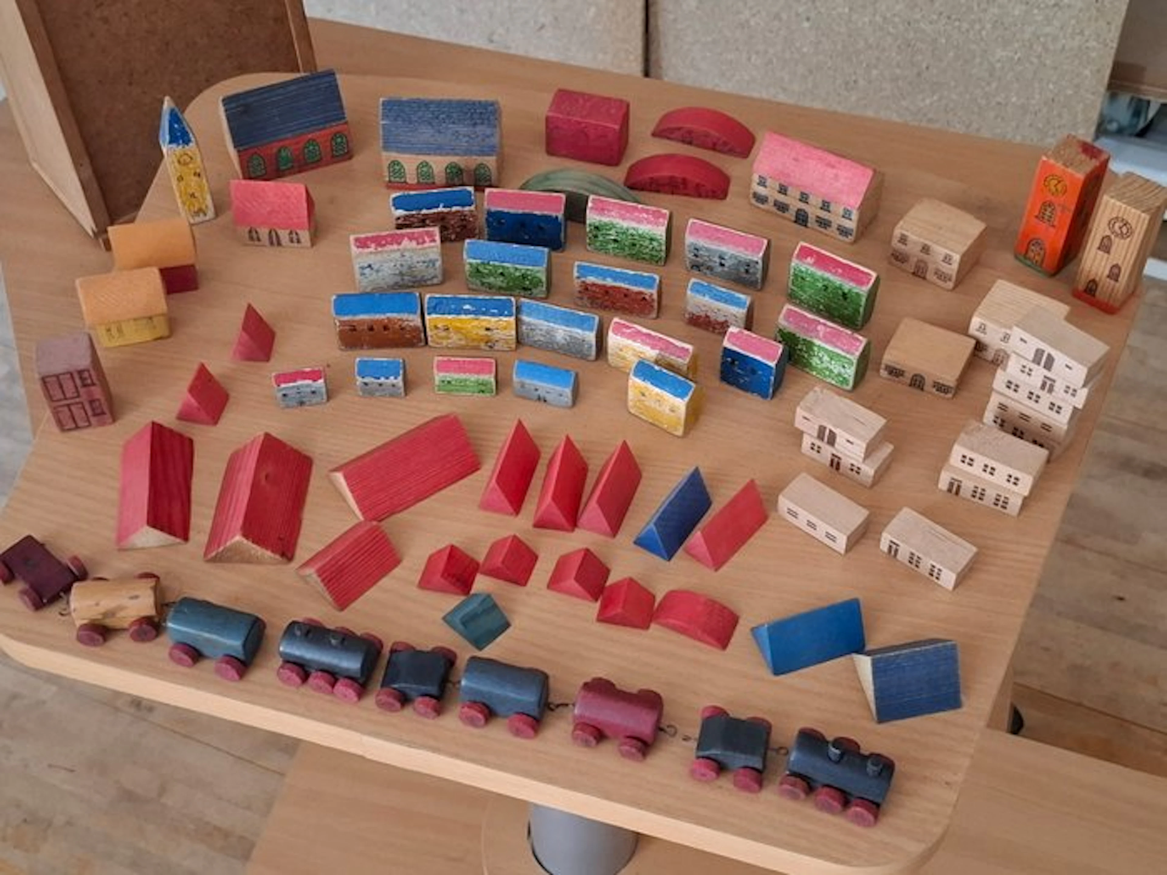 simplex - Toy Town and train - 1950-1960 - Netherlands