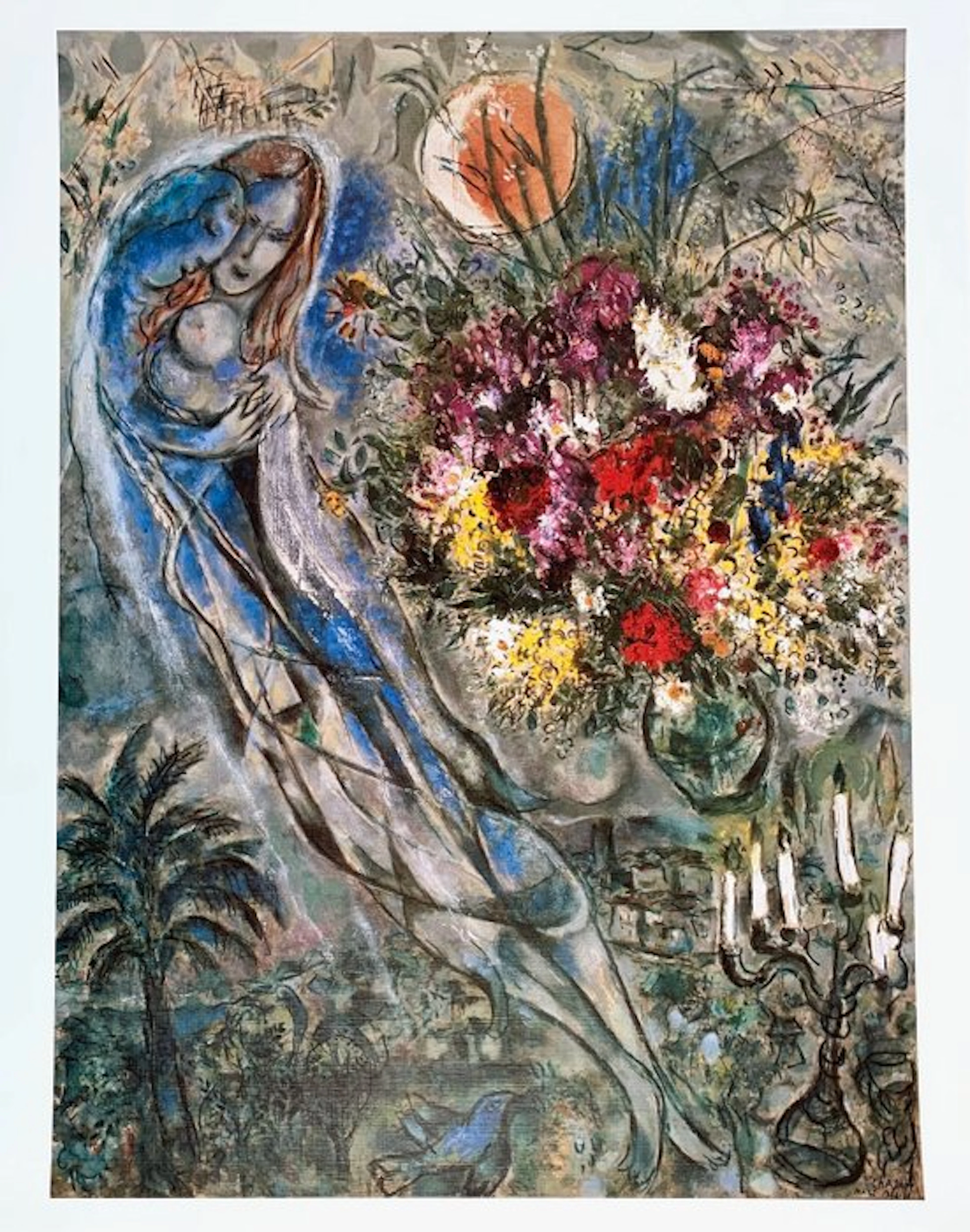 Marc Chagall - Les Amoureux en Gris - Artprint on...