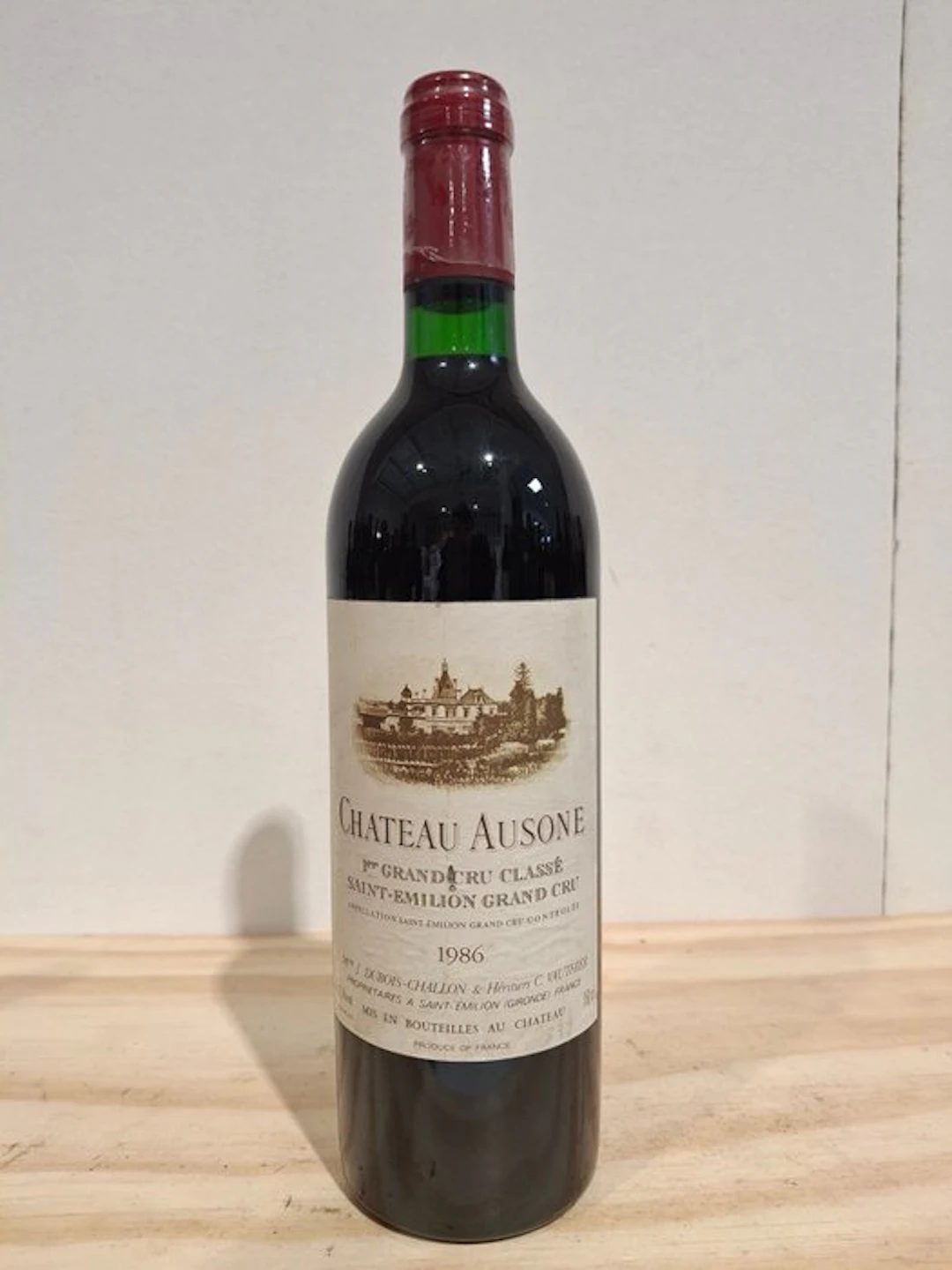 1986 Château Ausone - Saint-Émilion 1er Grand Cru Classé A - 1 Bottle (0.75L)