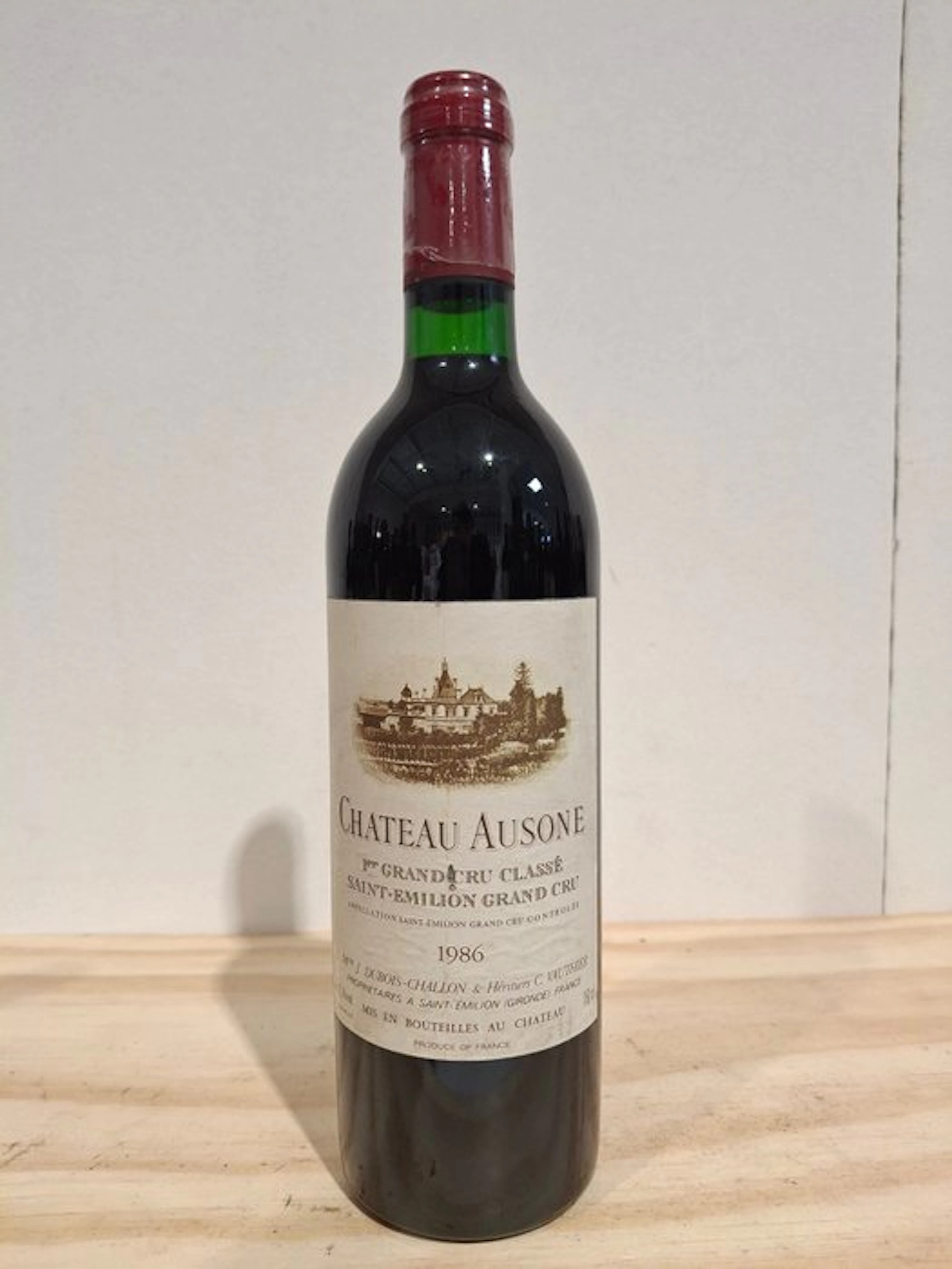 1986 Château Ausone - Saint-Émilion 1er Grand Cru Classé A - 1 Bottle (0.75L)