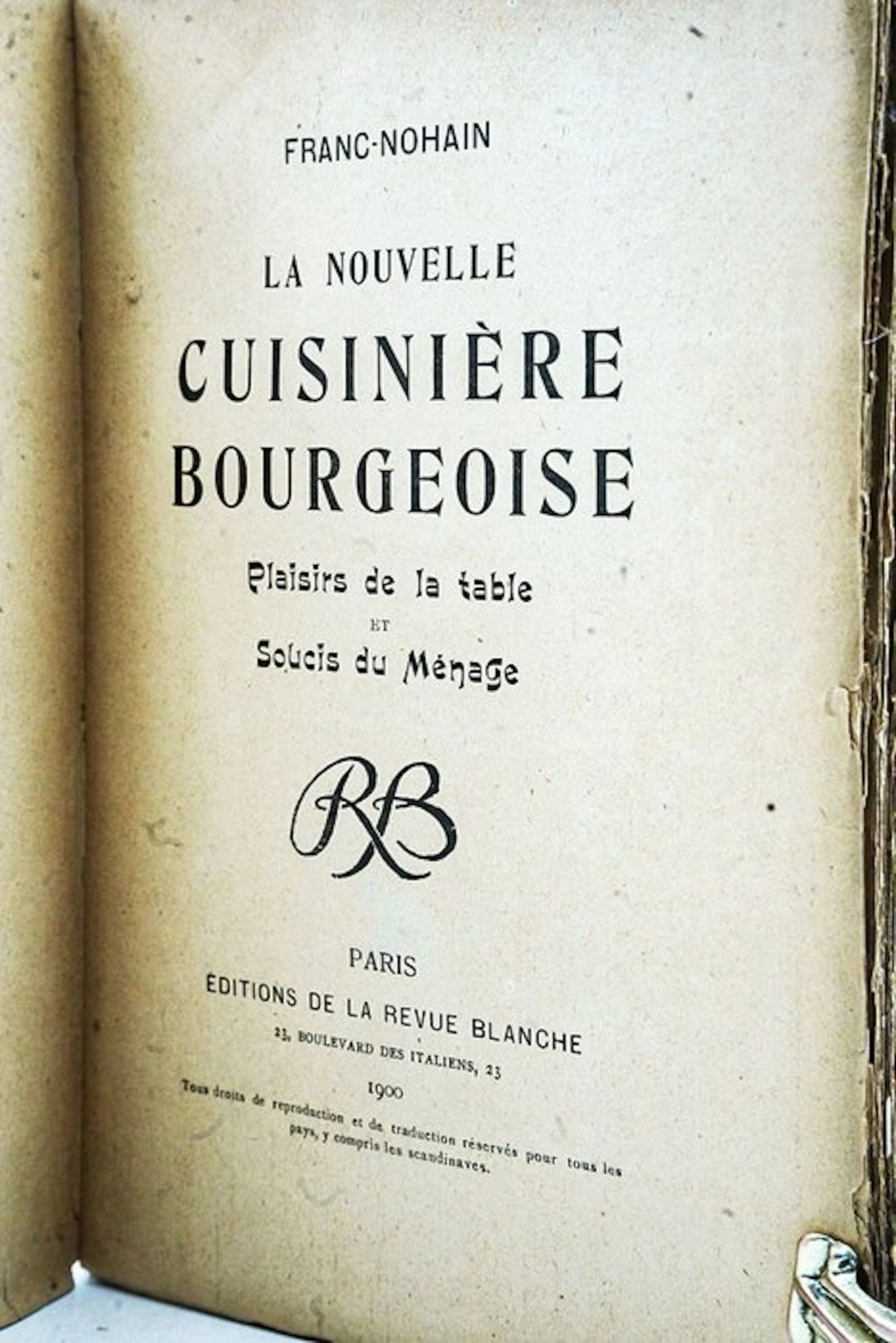 Franc-Nohain - La Nouvelle Cuisinière Bourgeoise
