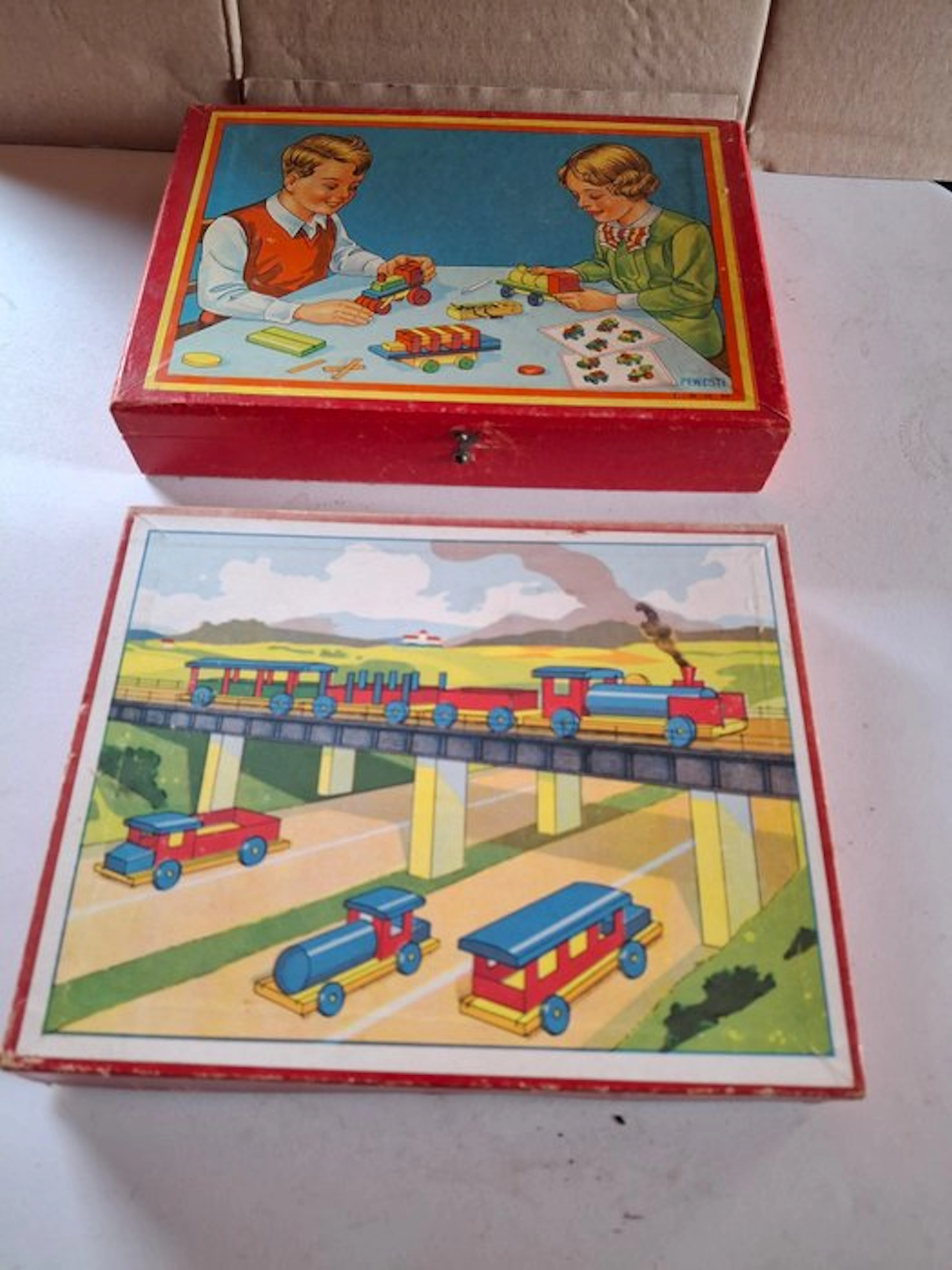 Peniste - Toy Houten bouwset met sleutel en...