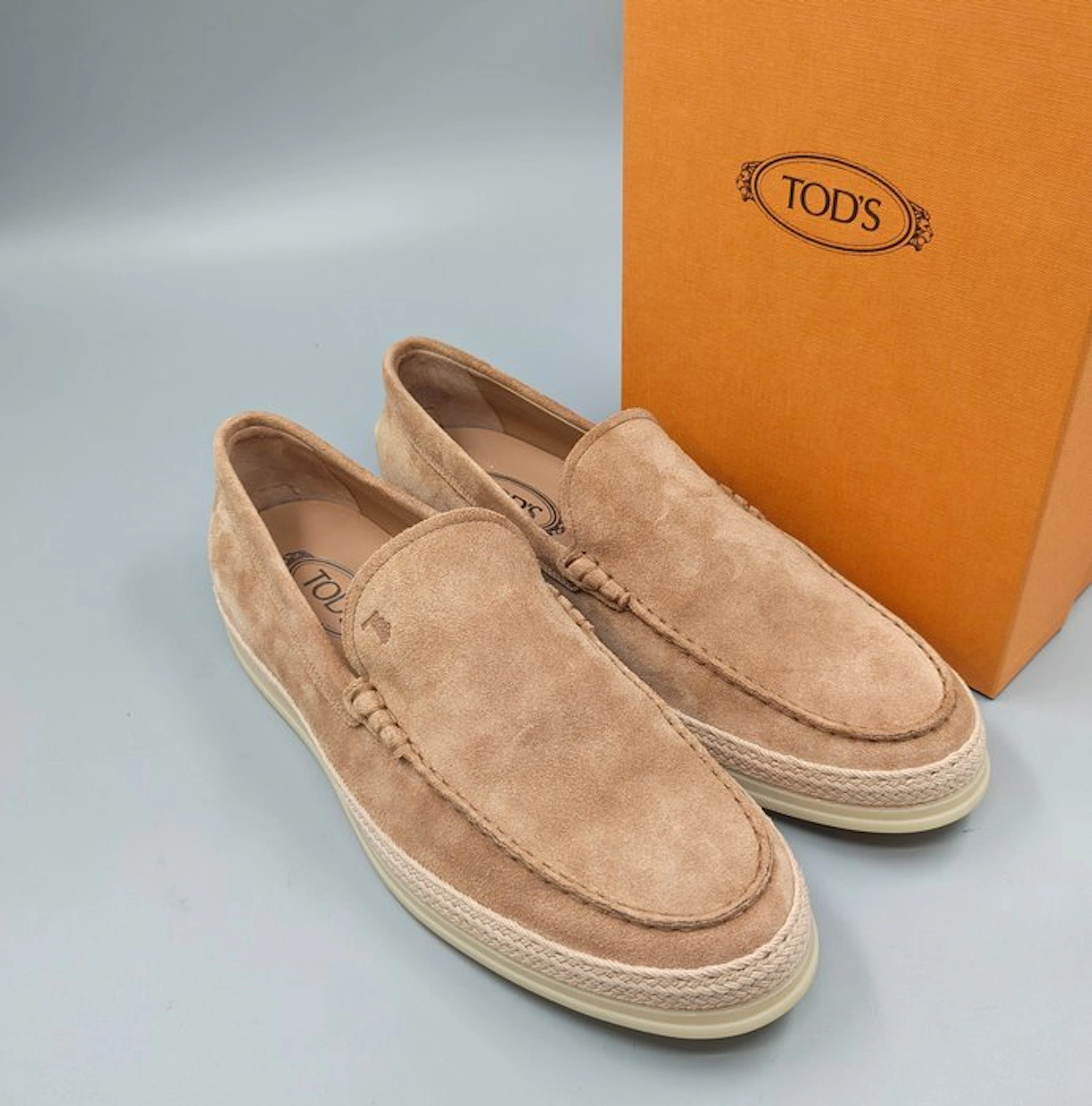Tod's-UK10-Suède-Espadrilles - Loafers - Size: EU 44