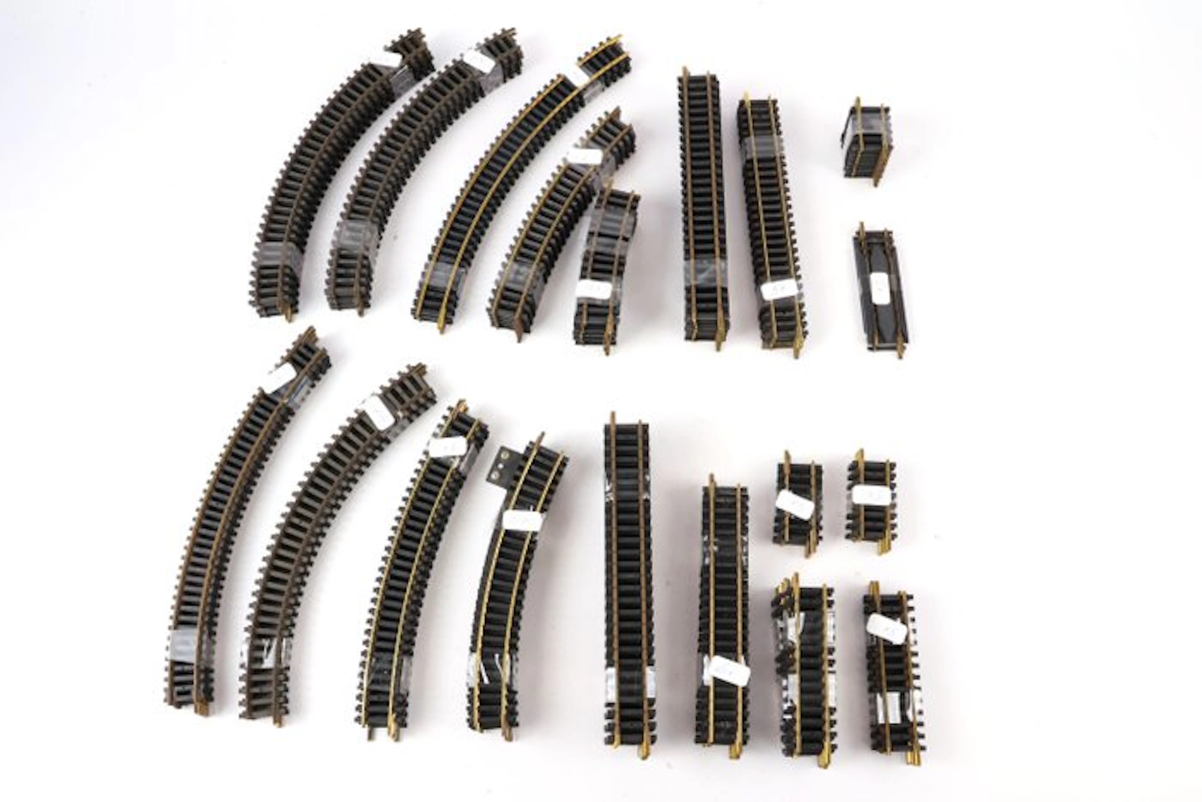 Fleischmann, Roco H0 - Model train tracks (118) - 118-piece brass rail set