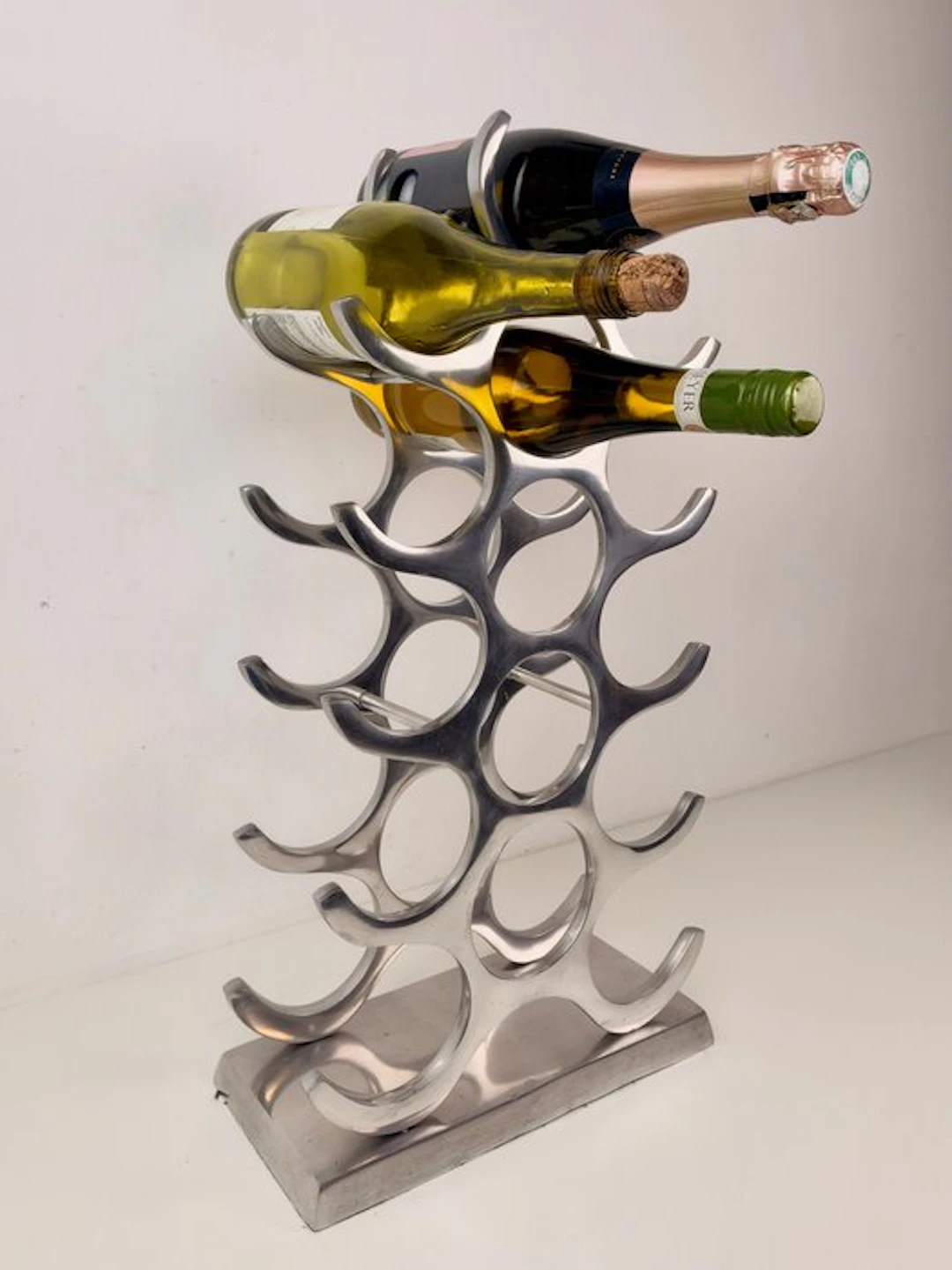 Wine rack - Steel, Chrome
