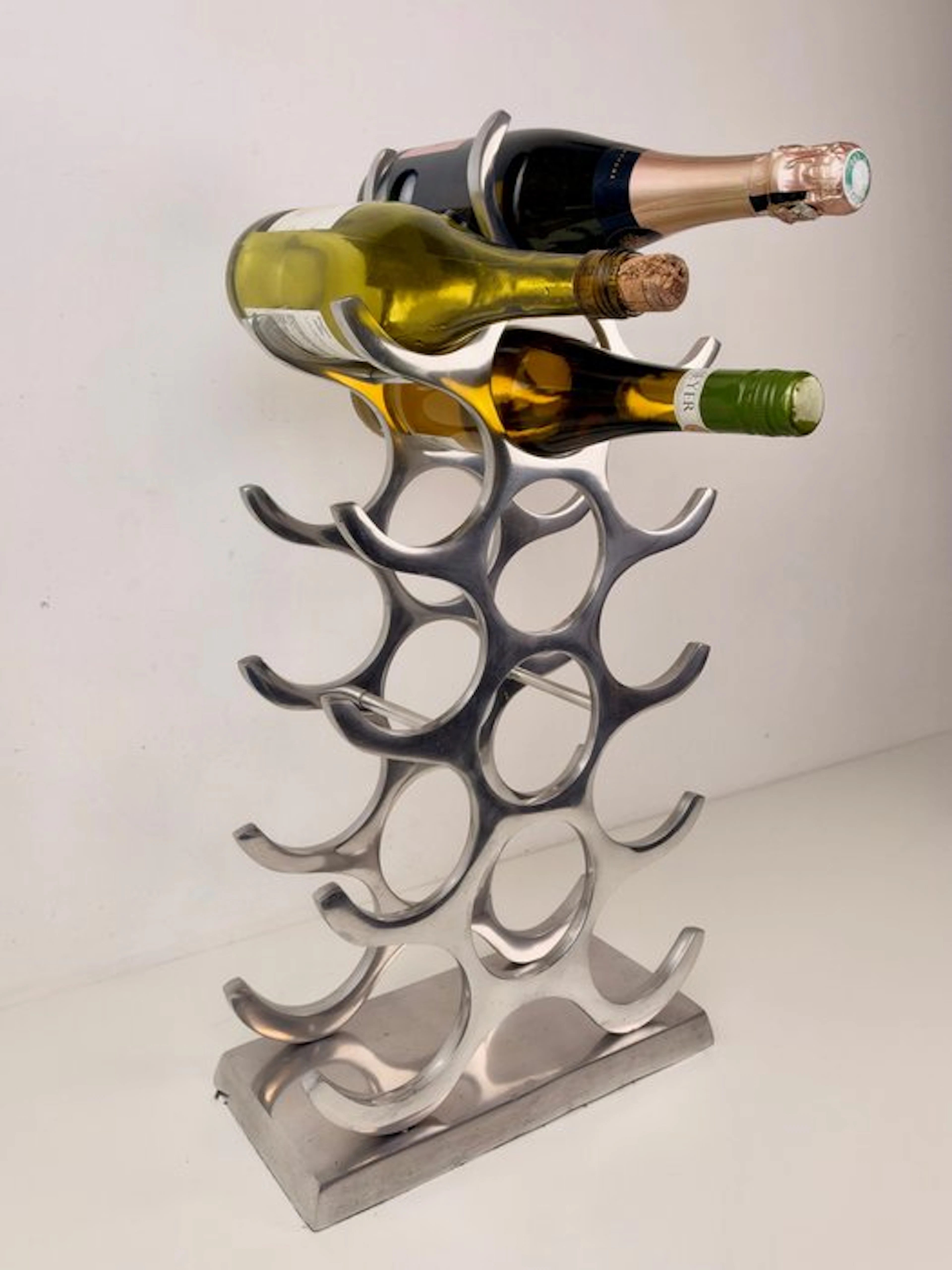 Wine rack - Steel, Chrome