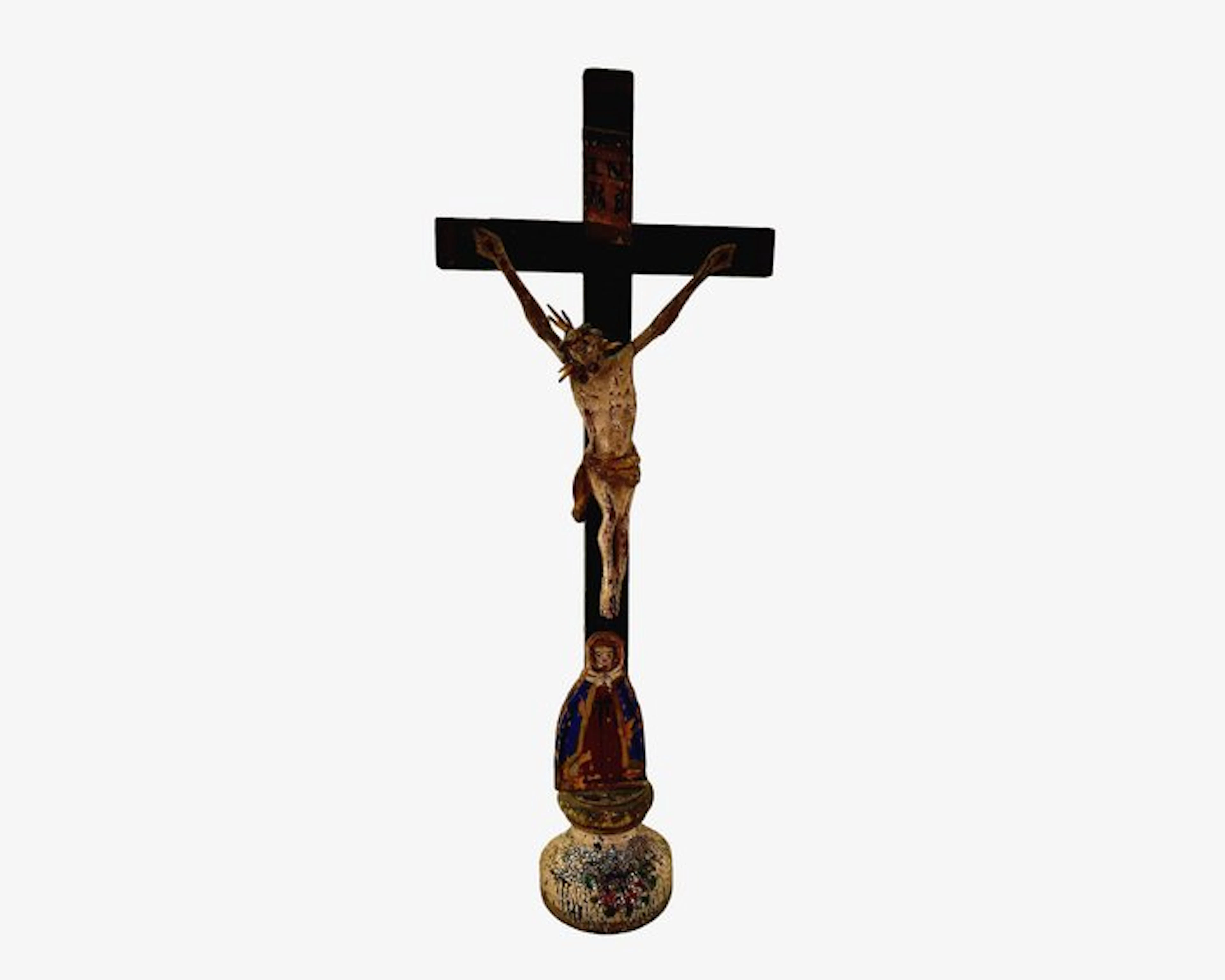 Crucifix - Wood - 1850-1900 - Crucifix - 52 cm