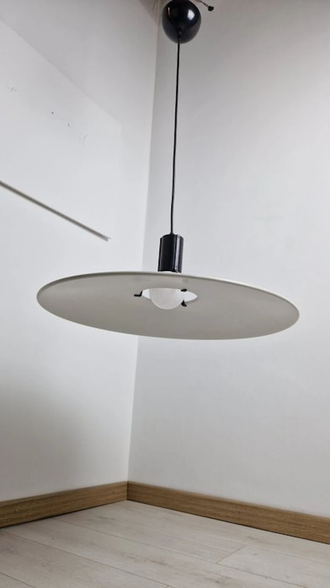 Arteluce - Gino Sarfatti - Chandelier - Model 2133 - Iron, Plastic