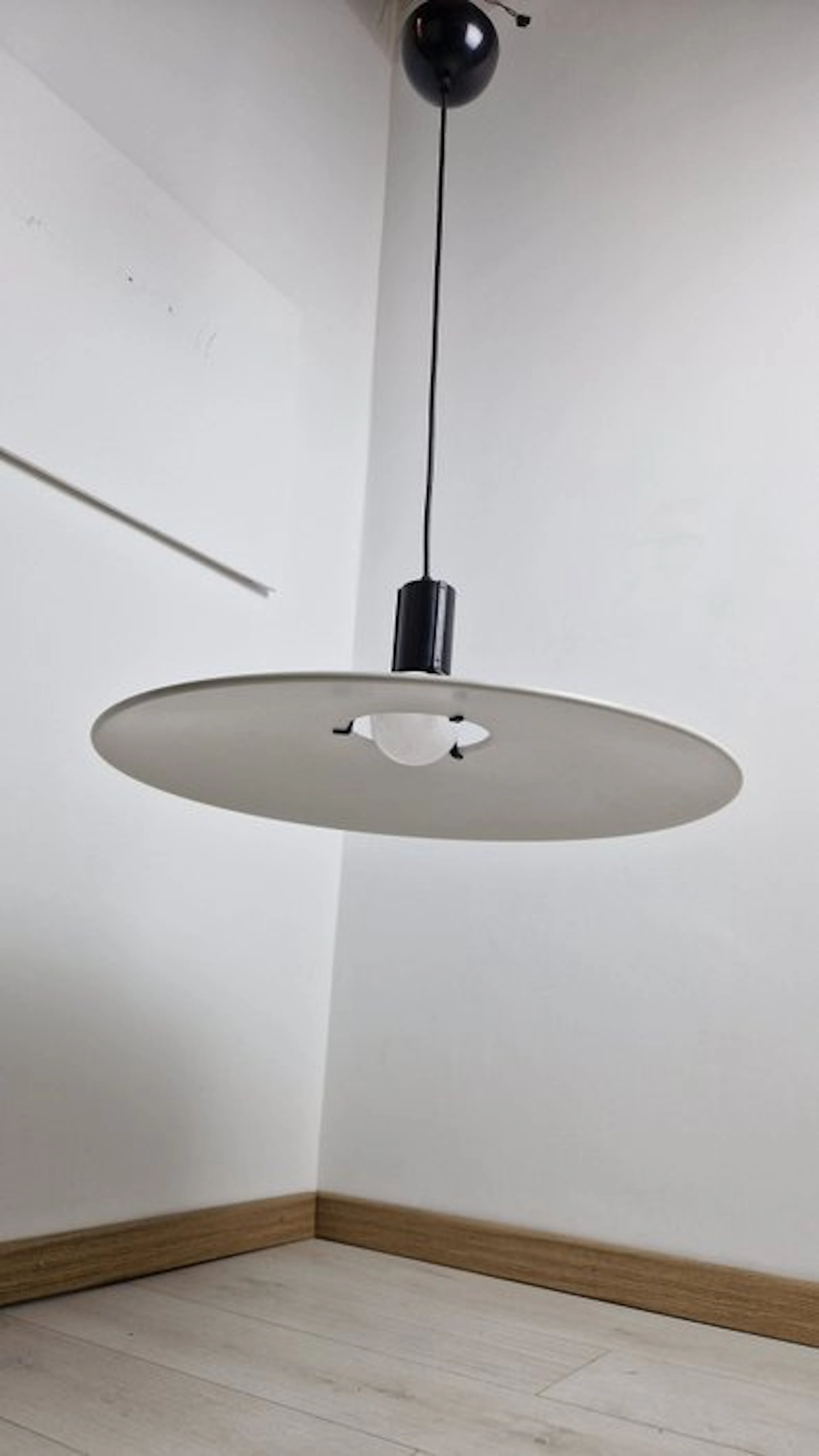 Arteluce - Gino Sarfatti - Chandelier - Model 2133 - Iron, Plastic