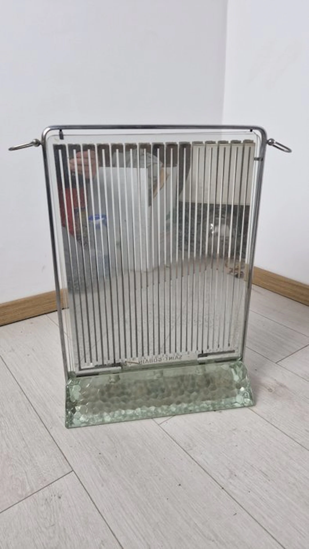 Saint Gobain - René Coulon - Table lamp - base molata - Iron