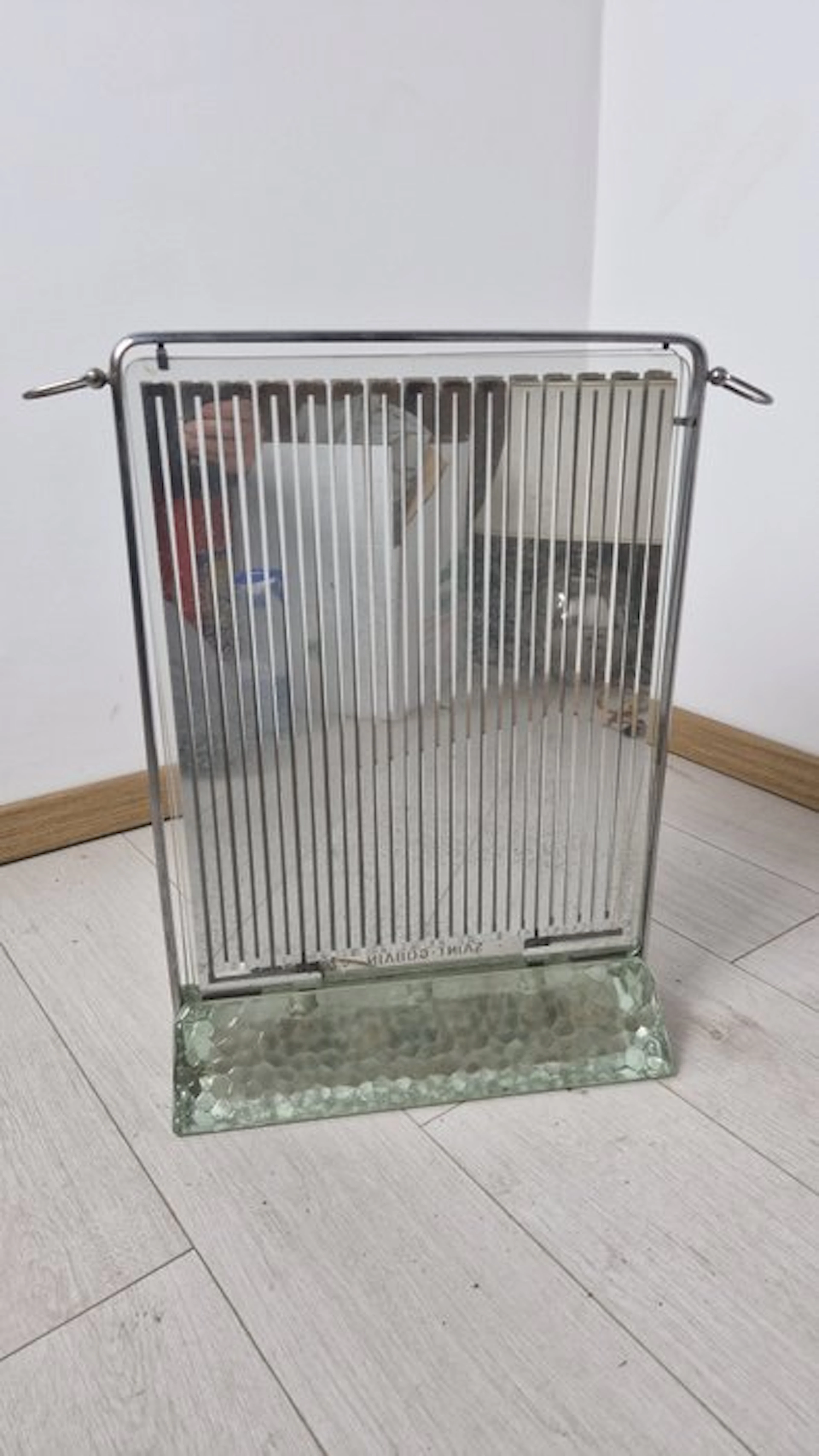 Saint Gobain - René Coulon - Table lamp - base molata - Iron