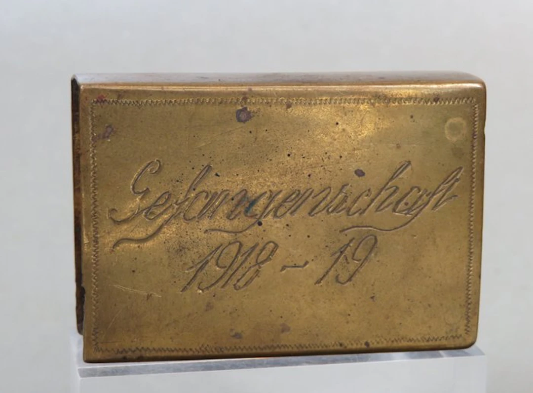 Gefangenschaft 1918-1919 (Krijgsgevangene) - Match case - Copper - WO 1