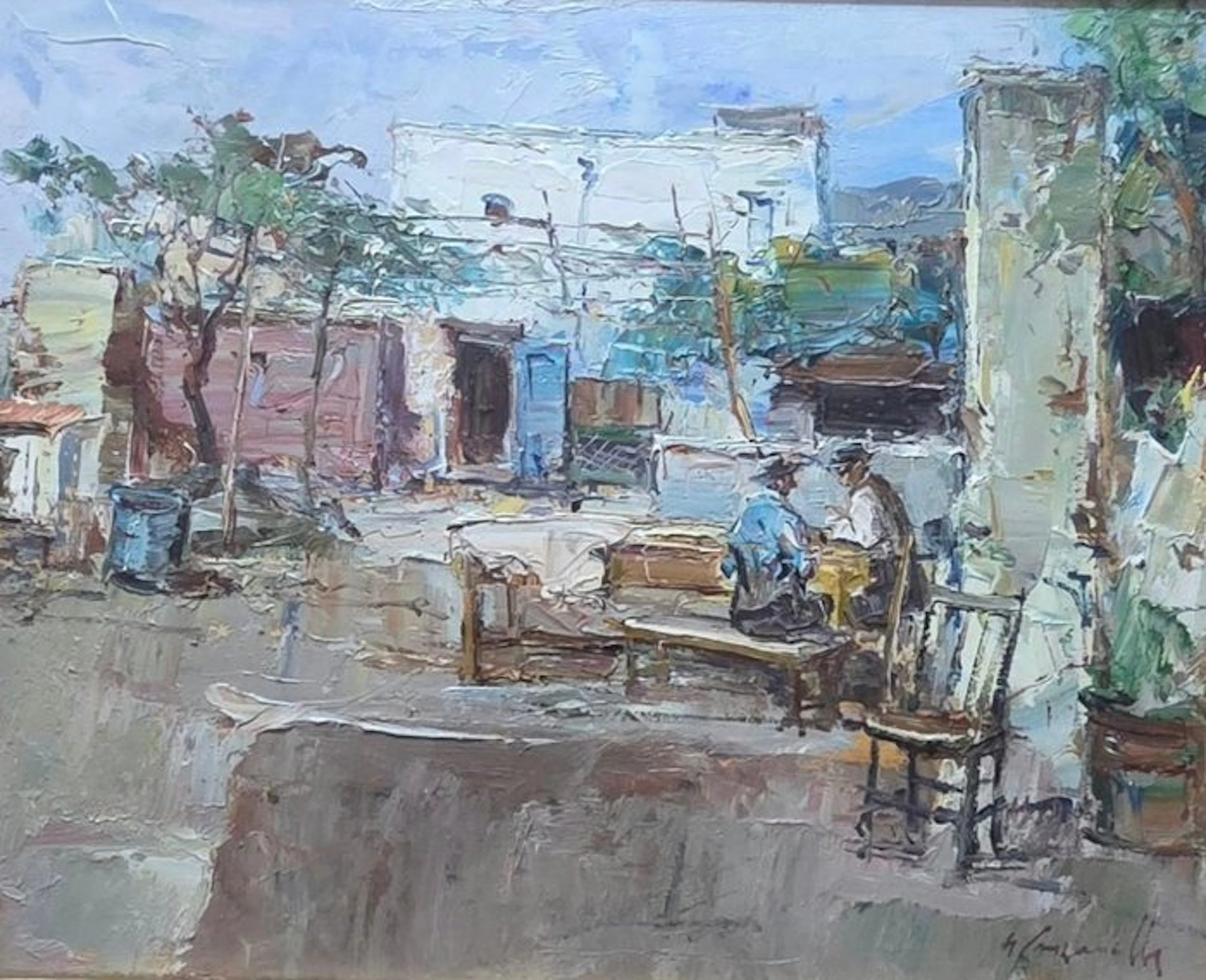 Nicola Canzanella (1934-2015) - Paesaggio Campestre