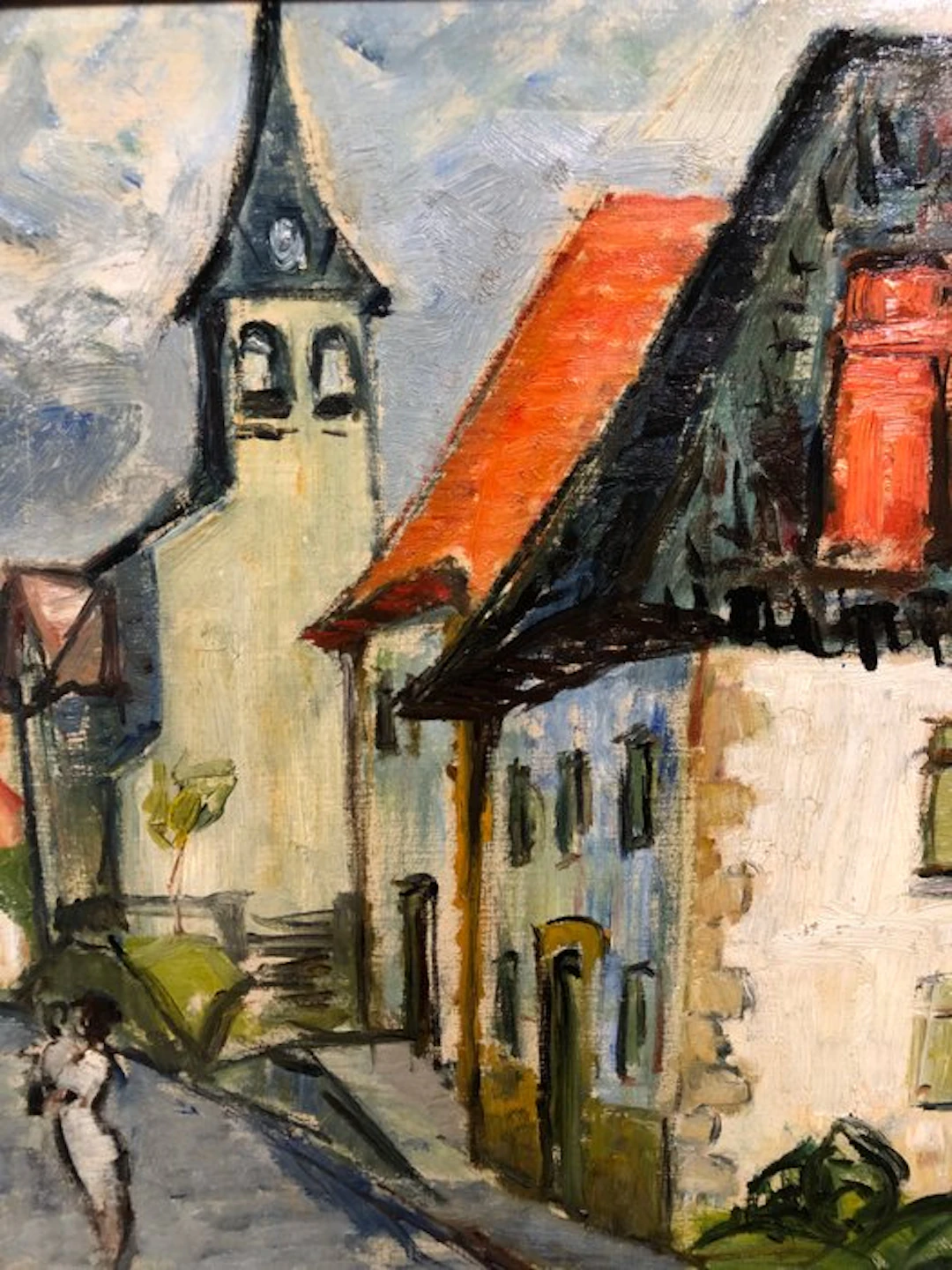 German School (c. 1950) - The Village (In the spirit of August Mäcke)